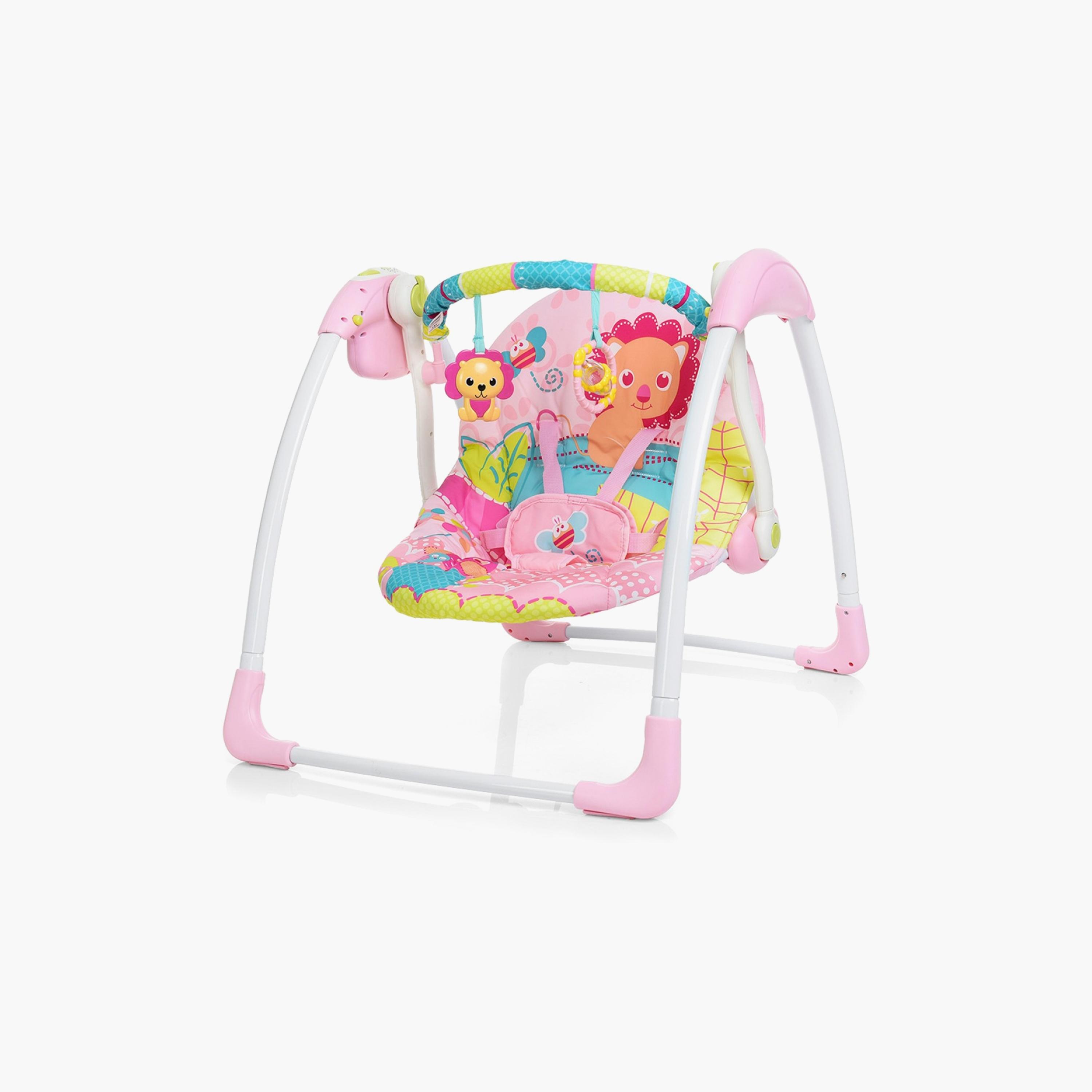 Mastela Swing Chair for Newborn Baby, Pink-baby-infantactivity-swings-image-1