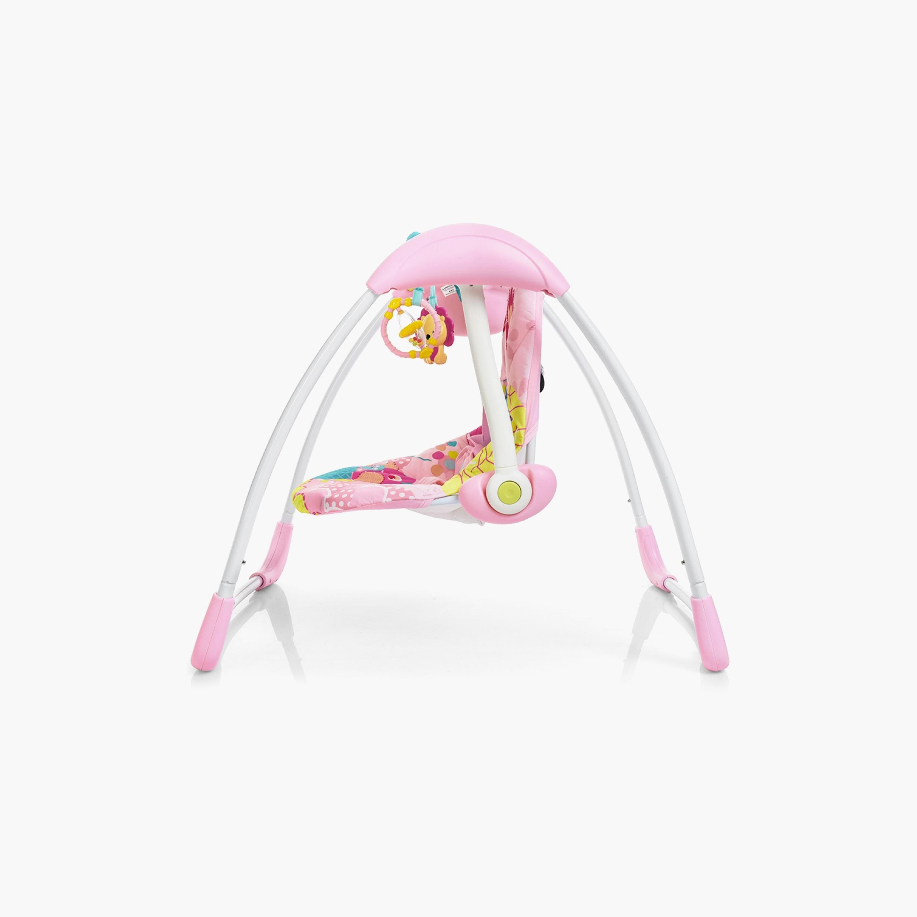 Mastela Swing Chair for Newborn Baby, Pink-baby-infantactivity-swings-image-5