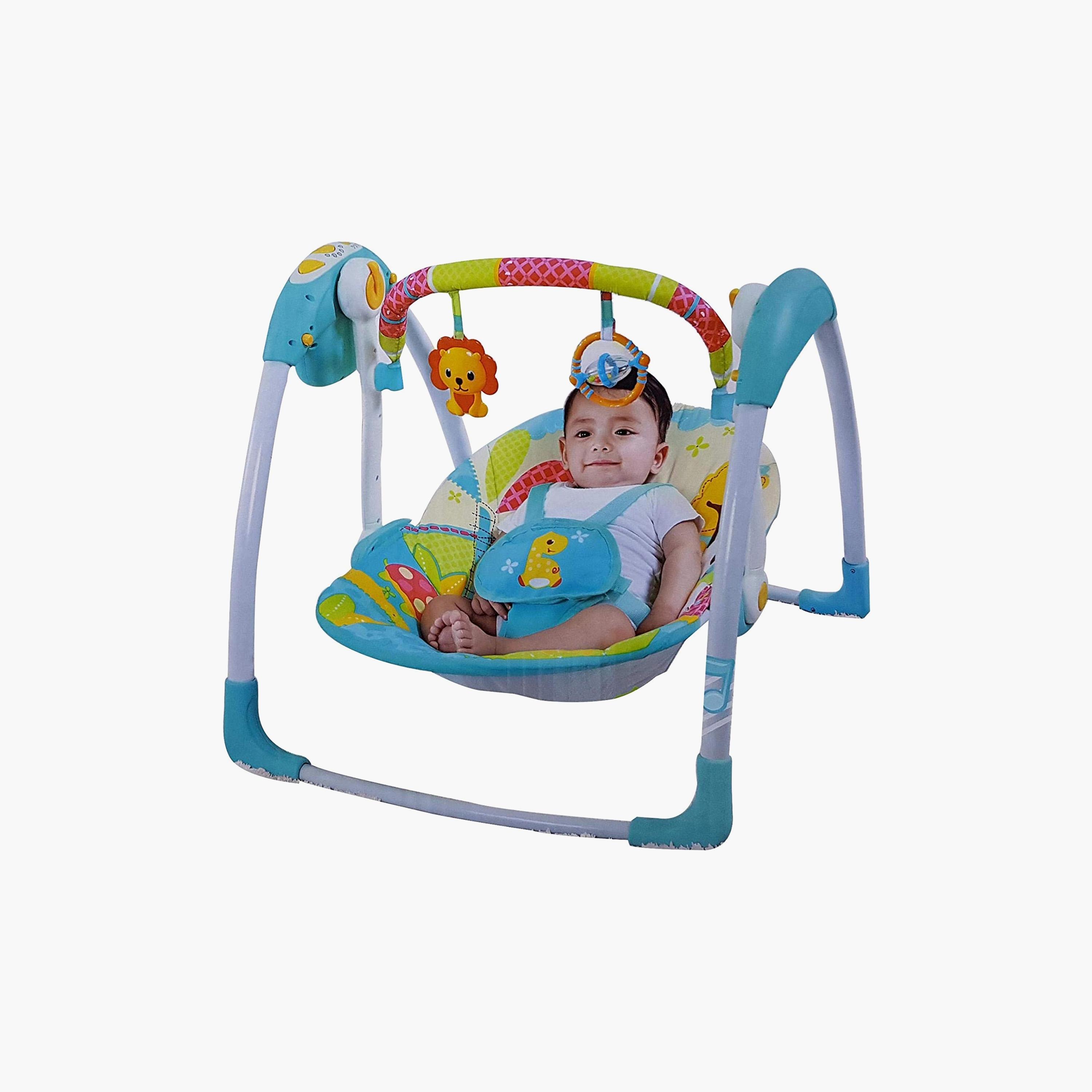 Mastela Swing Chair for Newborn Baby, Green-baby-infantactivity-swings-image-2
