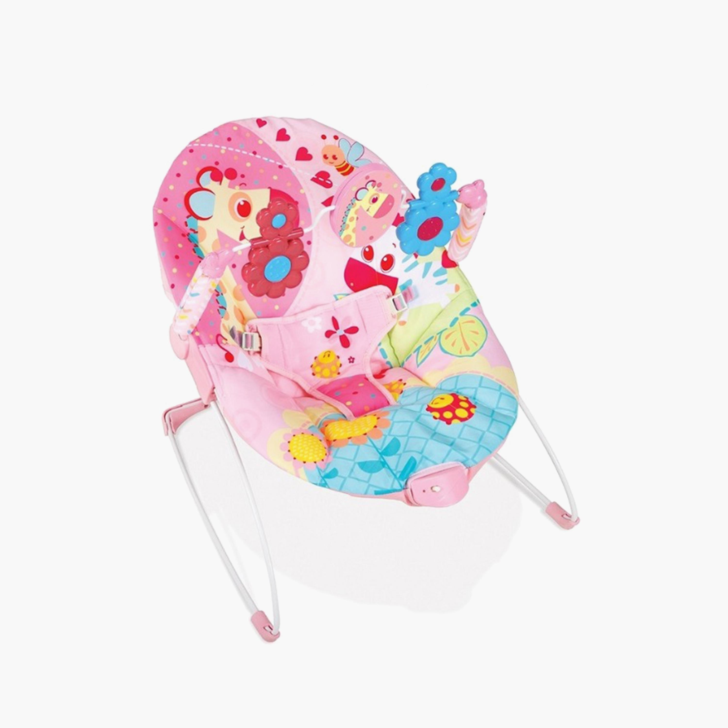 Mastela Baby Bouncer for Newborn, Pink-baby-infantactivity-bouncers-image-3