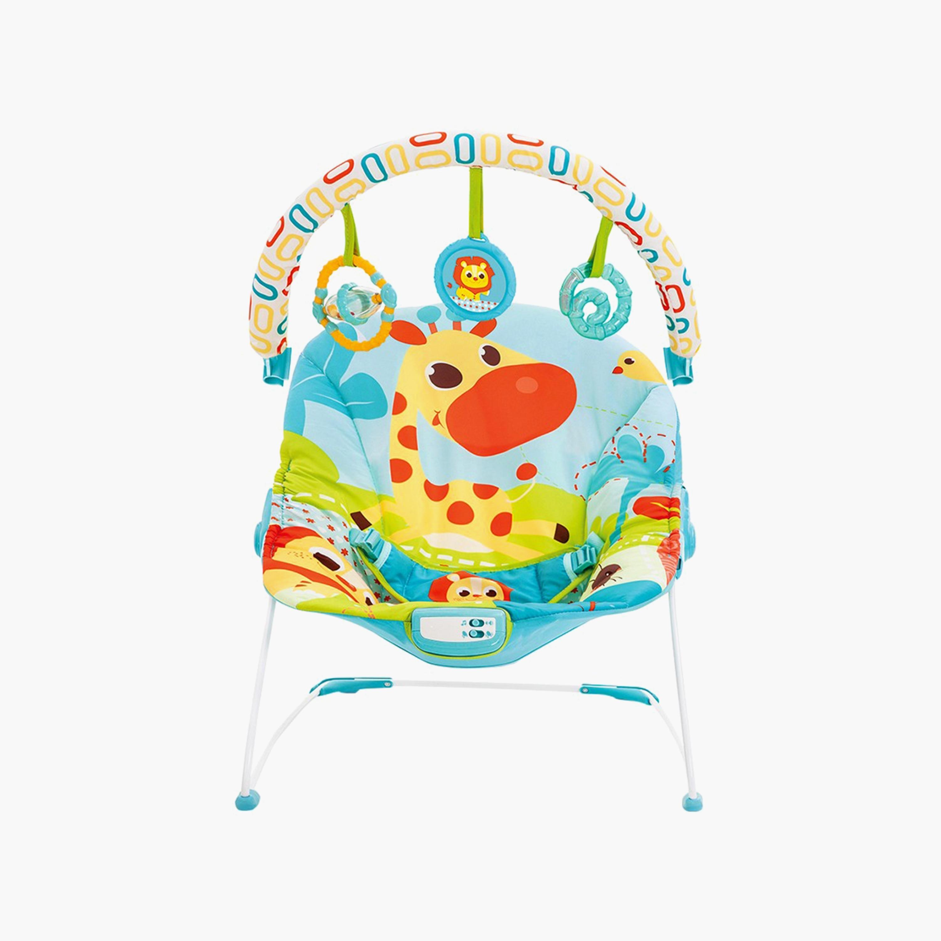 Mastela Vibrating Bouncer for Newborn Baby, Blue-baby-infantactivity-bouncers-image-1