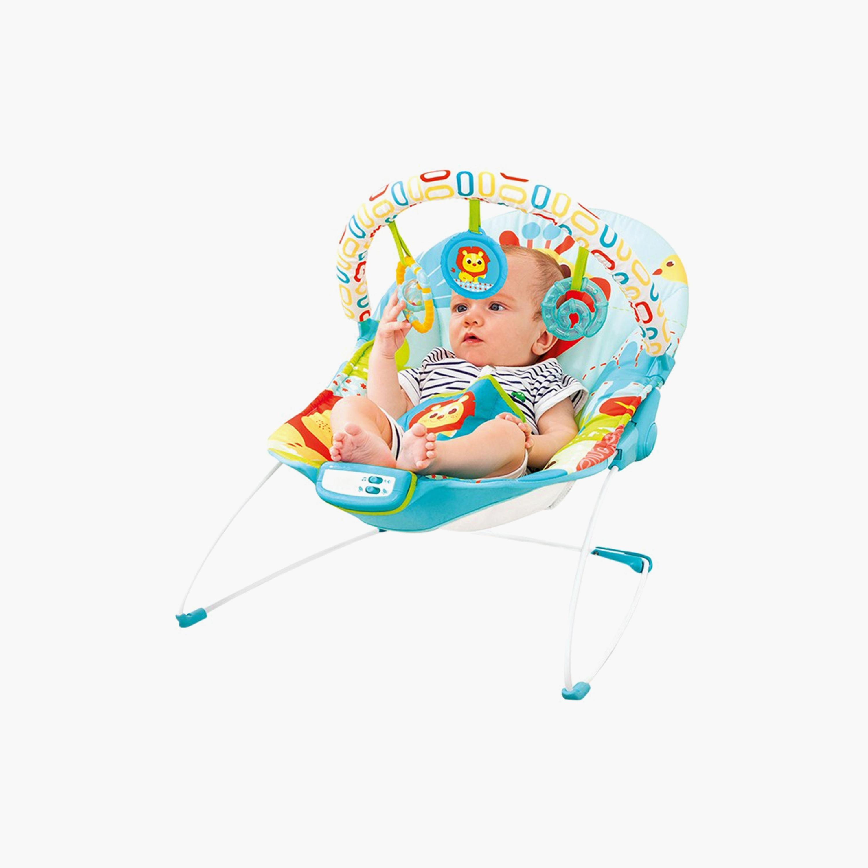 Mastela Vibrating Bouncer for Newborn Baby, Blue-baby-infantactivity-bouncers-image-3