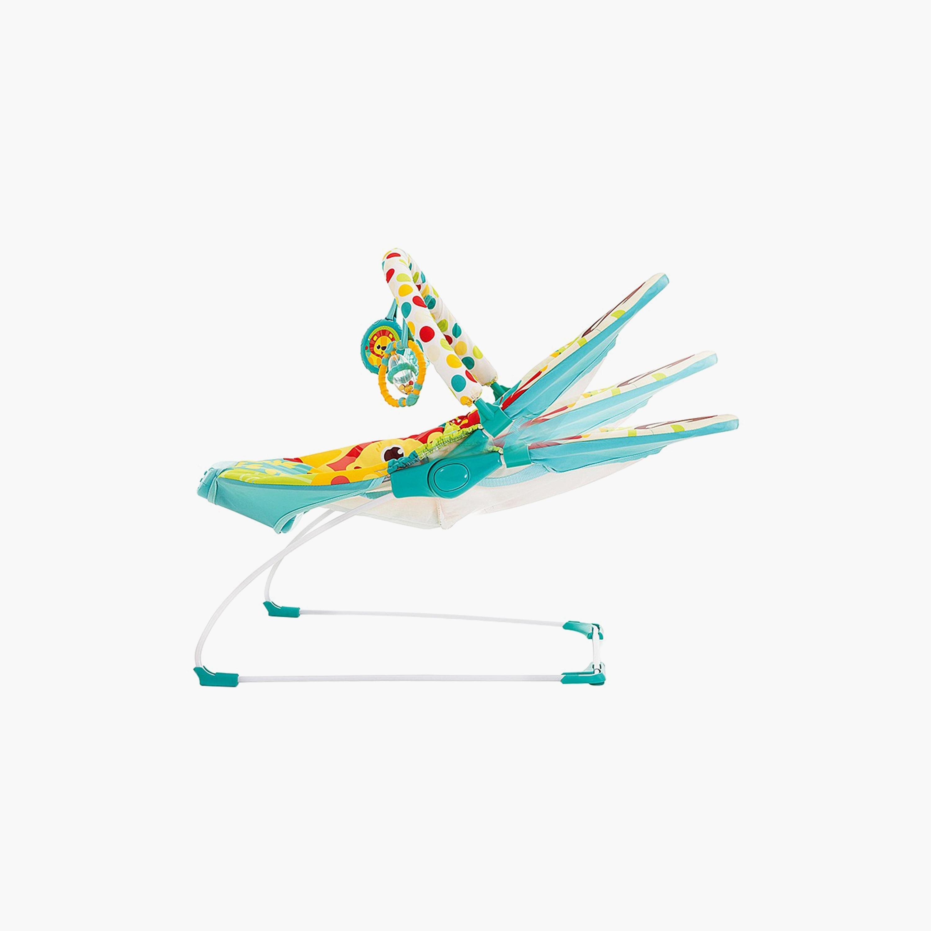 Mastela Vibrating Bouncer for Newborn Baby, Green-baby-infantactivity-bouncers-image-2