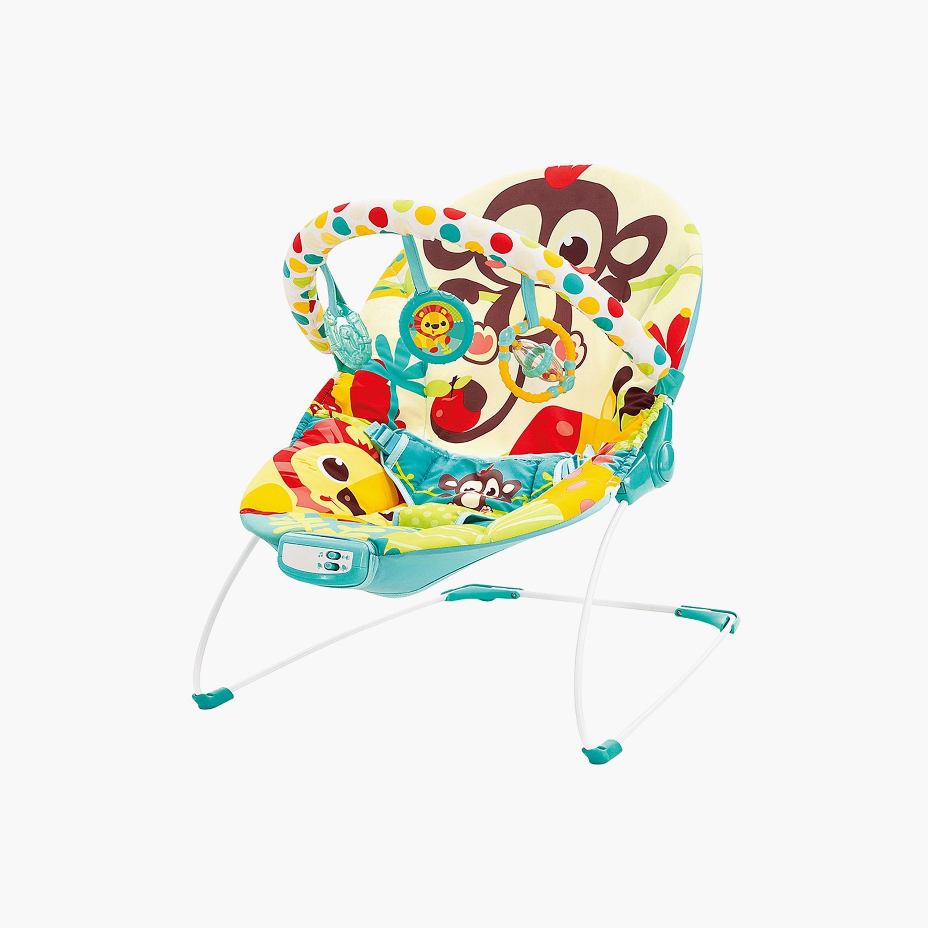 Mastela Vibrating Bouncer for Newborn Baby, Green-baby-infantactivity-bouncers-image-4