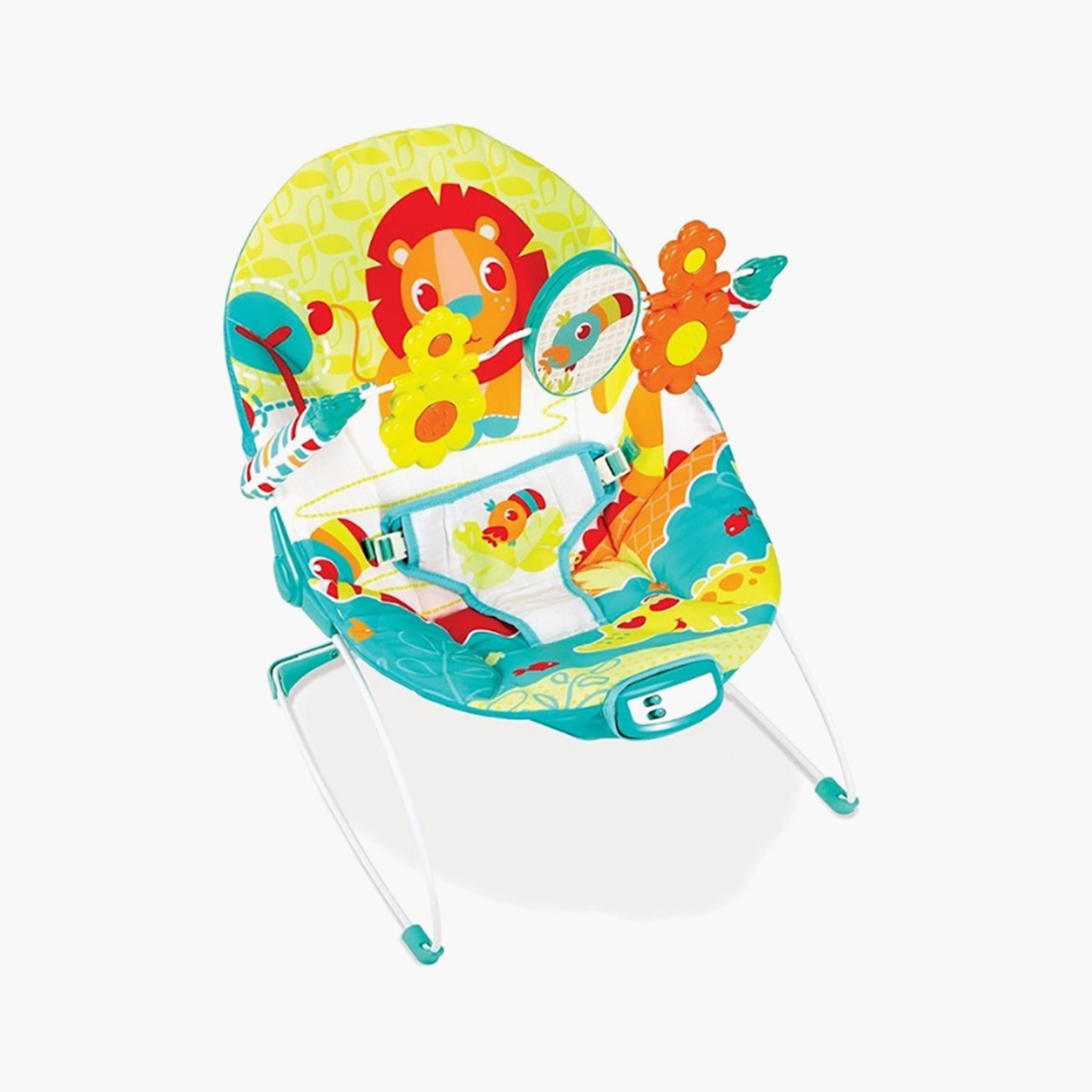 Mastela Vibrating Bouncer for Newborn Baby, Yellow-baby-infantactivity-bouncers-image-3