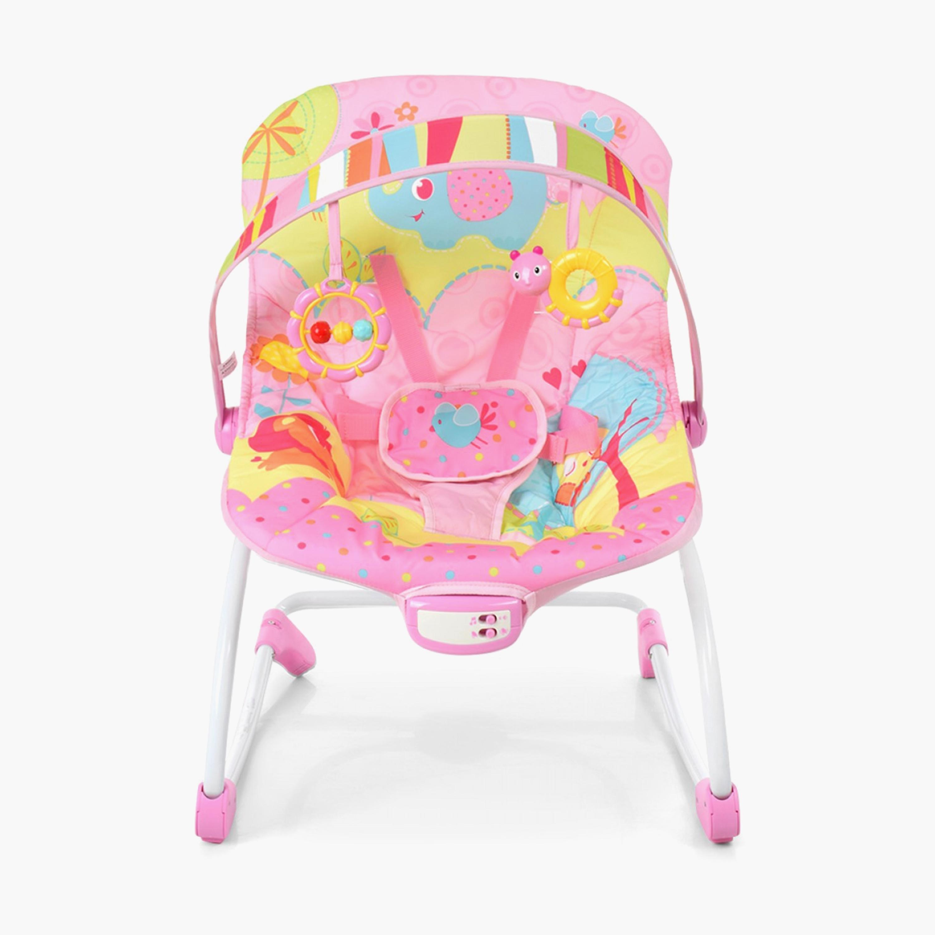 Mastela Rocker and Bouncing Chair for Newborn Baby, Pink-baby-infantactivity-rockers-image-1