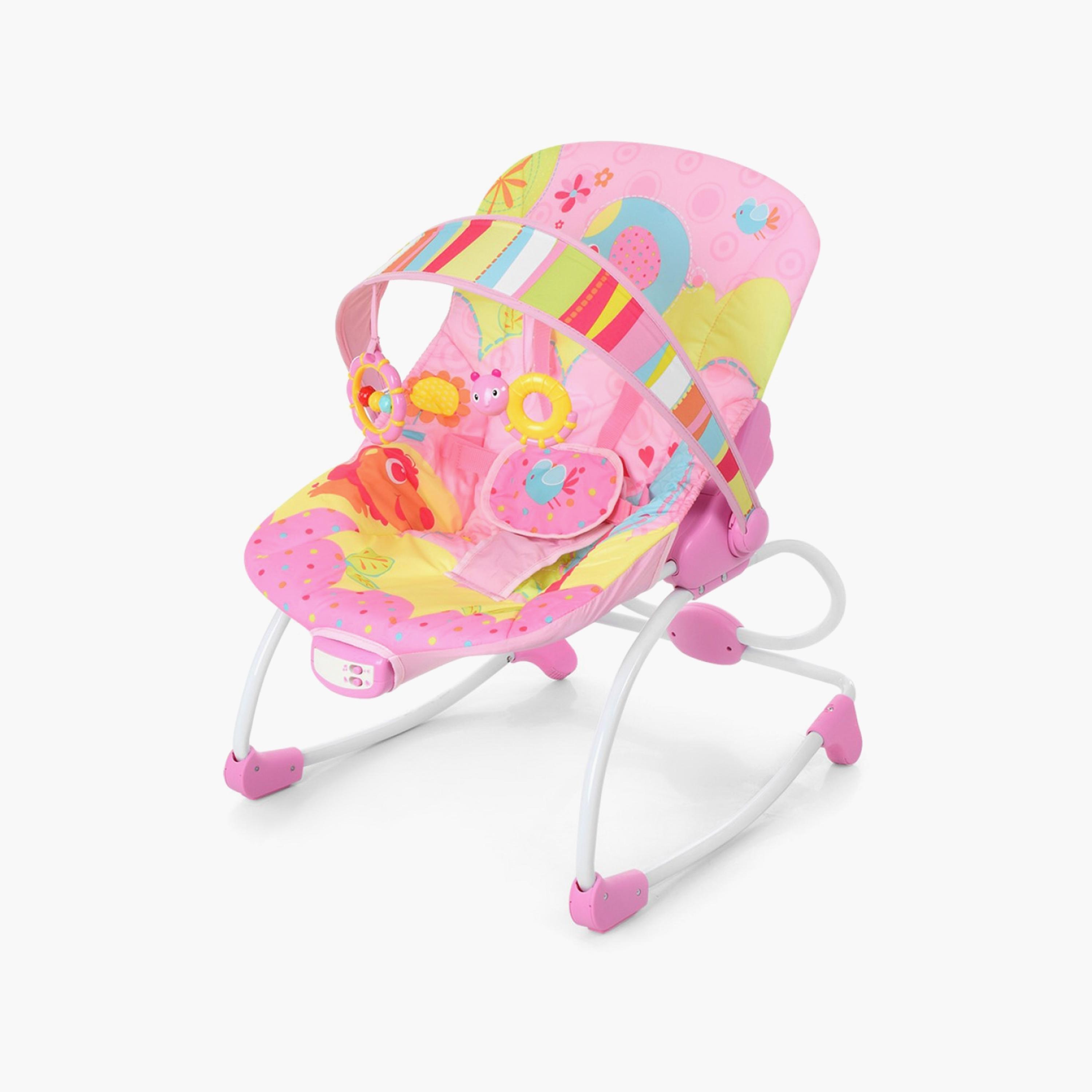 Mastela Rocker and Bouncing Chair for Newborn Baby, Pink-baby-infantactivity-rockers-image-5
