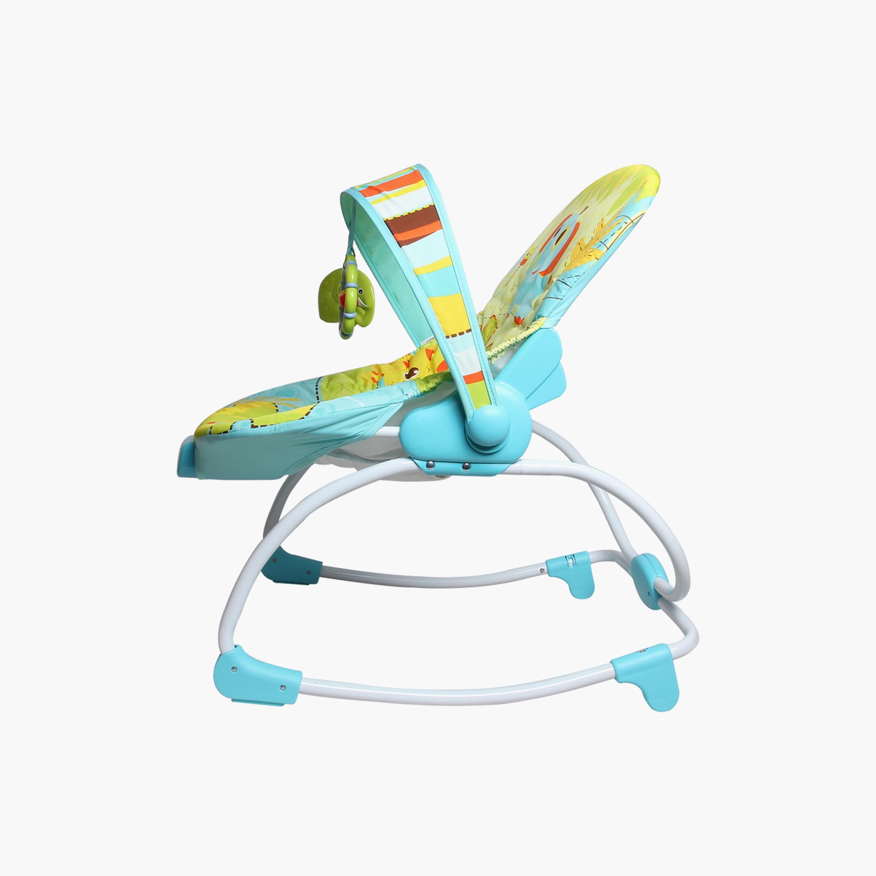 Mastela Rocker and Bouncing Chair for Newborn Baby, Green-baby-infantactivity-rockers-image-2