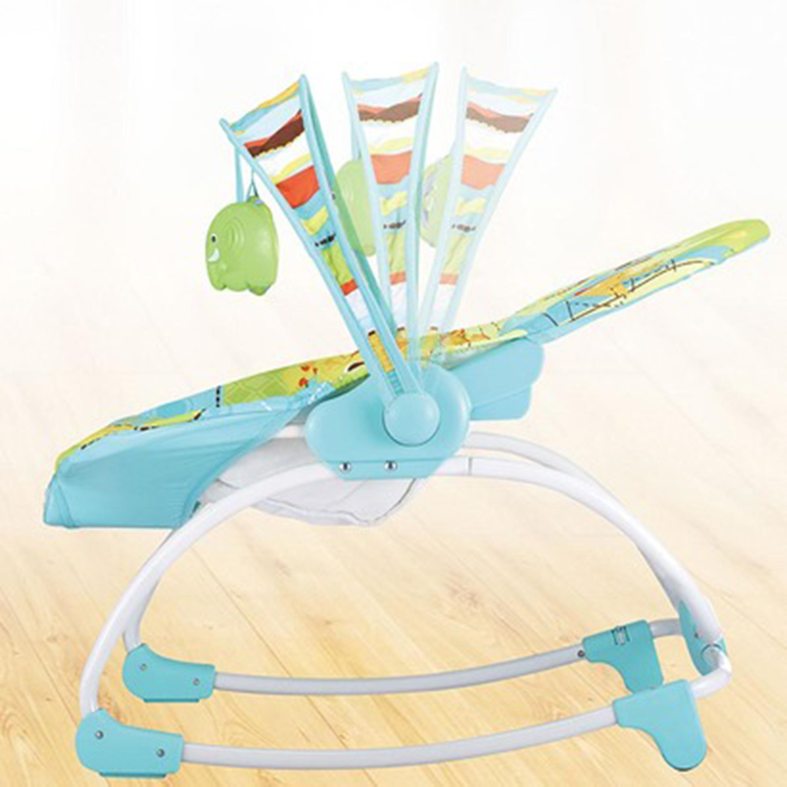 Mastela Rocker and Bouncing Chair for Newborn Baby, Green-baby-infantactivity-rockers-image-4