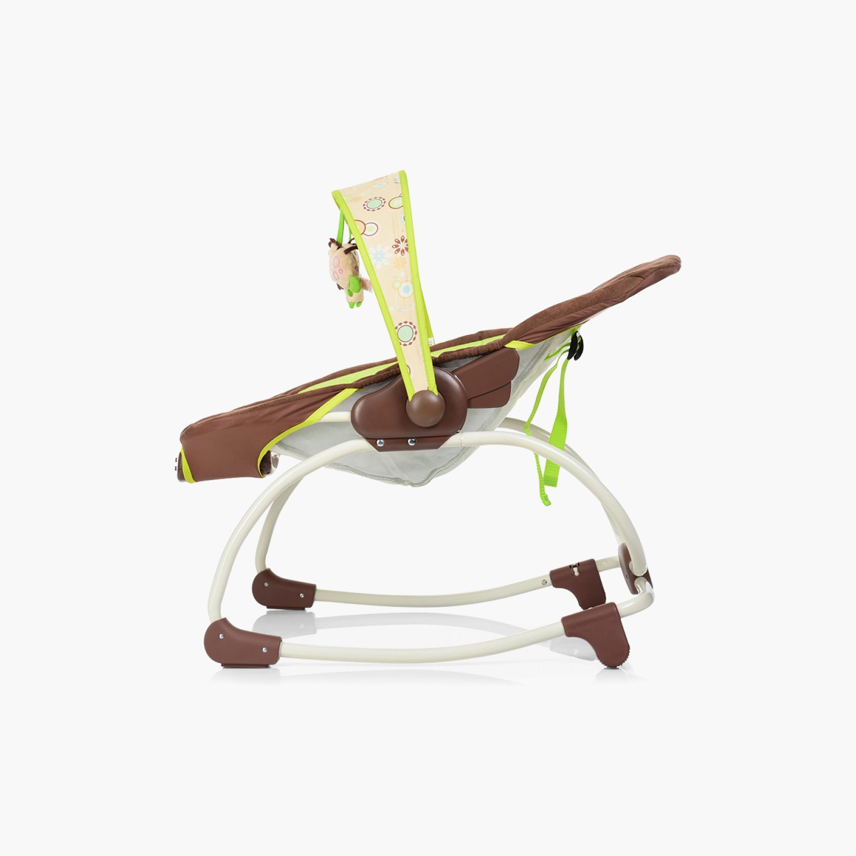 Mastela Rocker and Bouncing Chair for Newborn Baby, Brown-baby-infantactivity-rockers-image-2