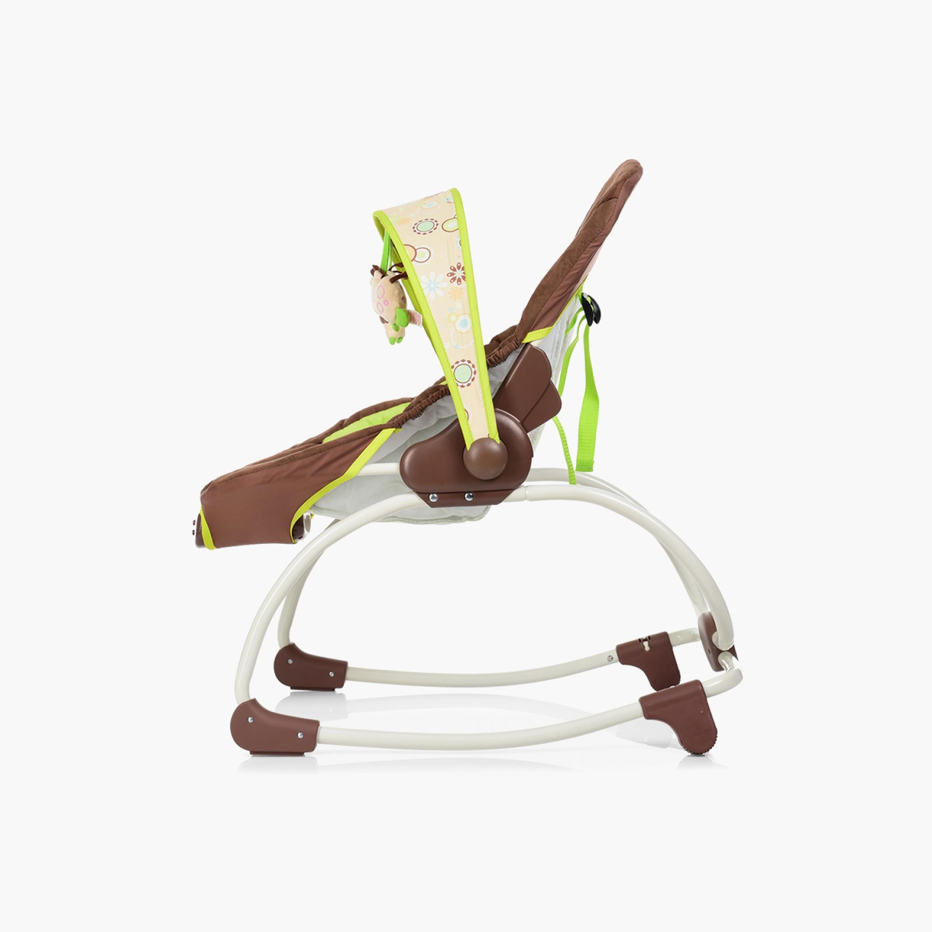 Mastela Rocker and Bouncing Chair for Newborn Baby, Brown-baby-infantactivity-rockers-image-5
