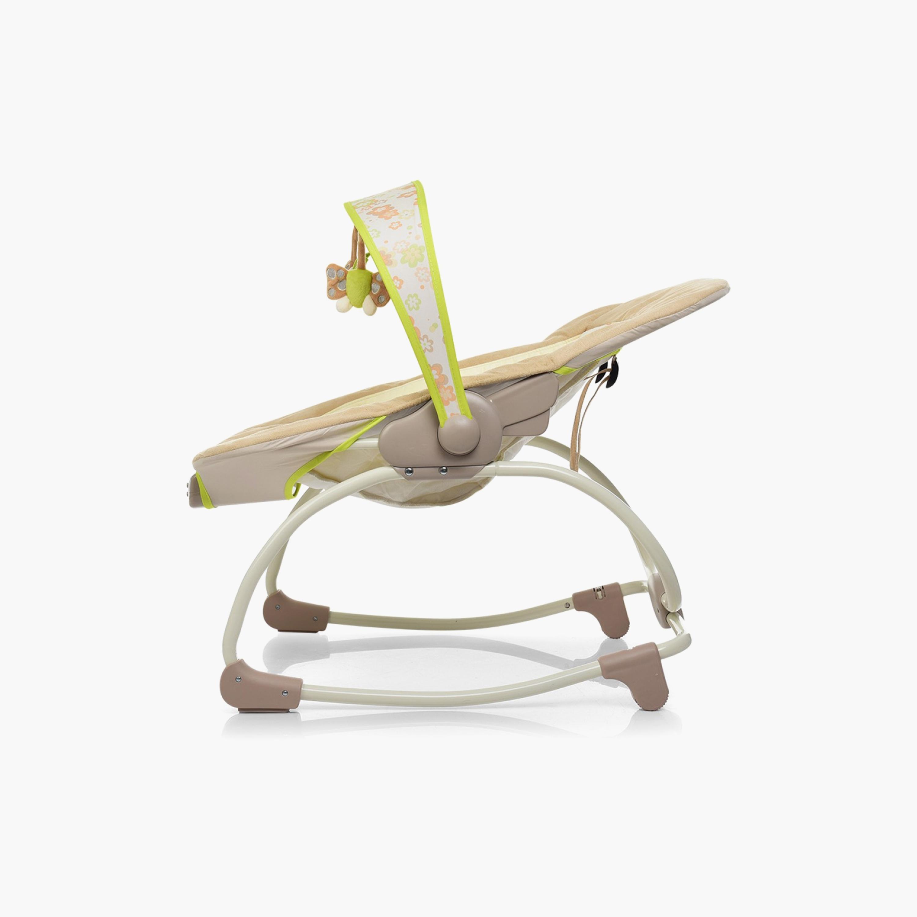 Mastela Rocker and Bouncing Chair for Newborn Baby, Brown-baby-infantactivity-rockers-image-2