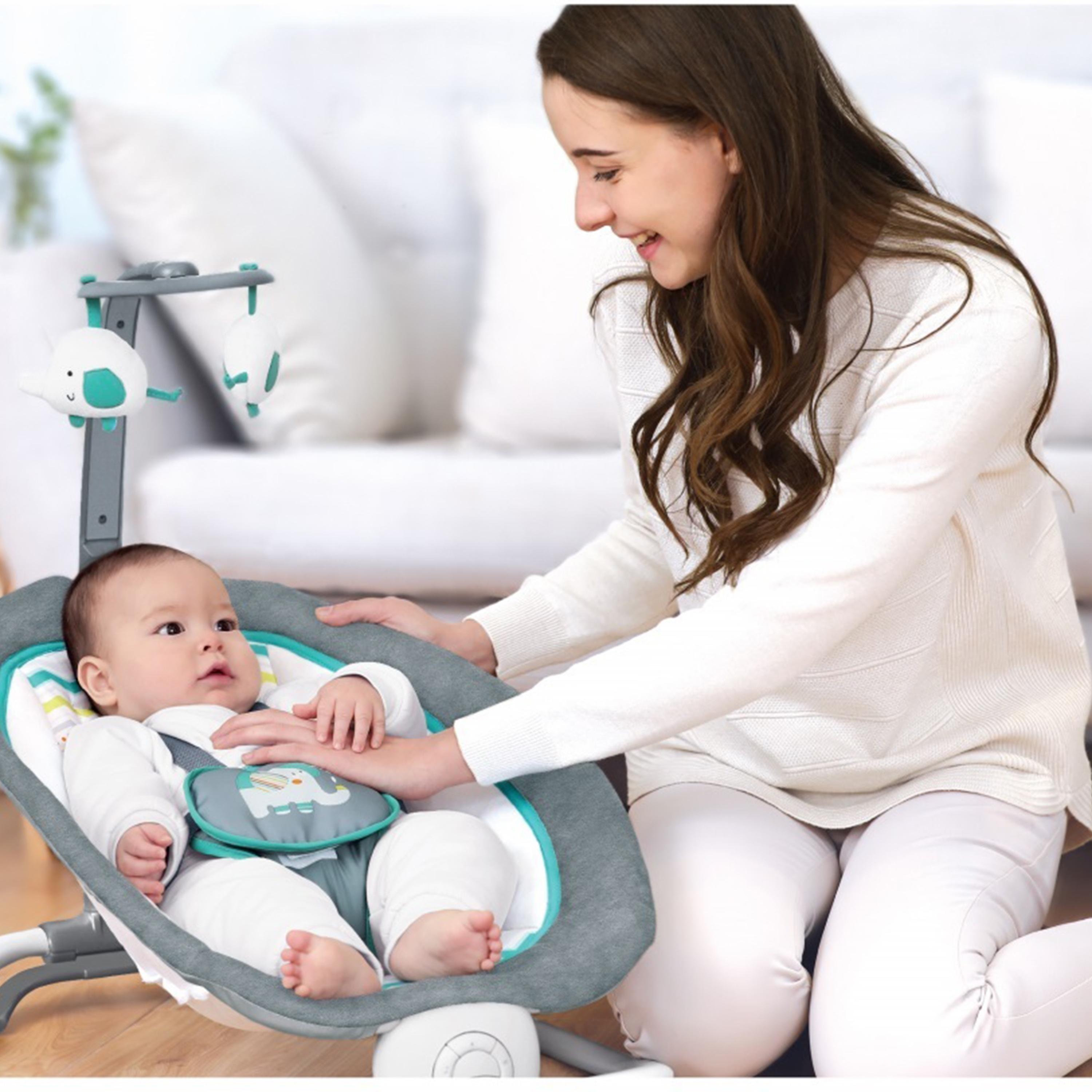 Mastela Baby Newborn to Toddler Rocker Chair, Green-baby-infantactivity-rockers-image-2