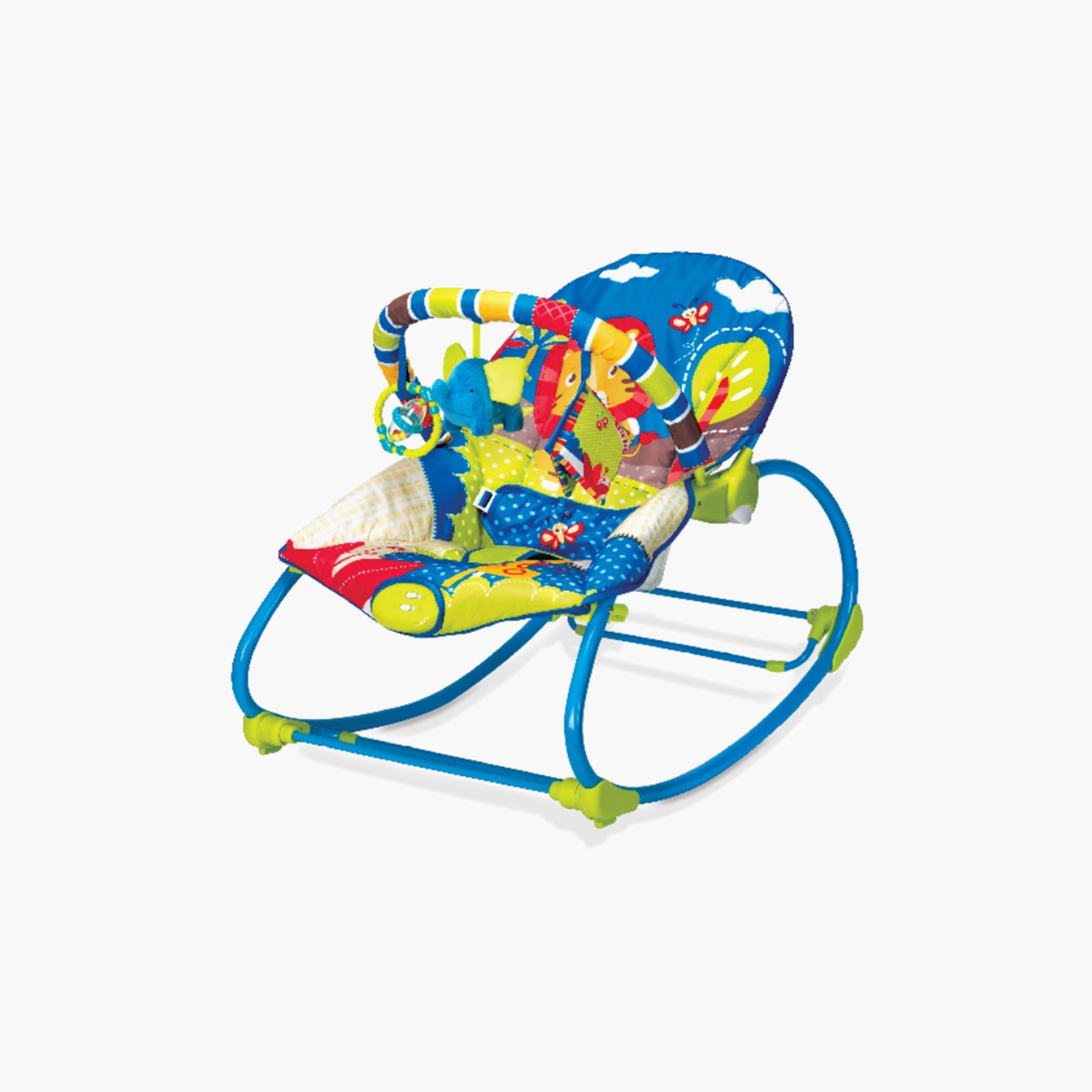 كرسي هزاز للأطفال من حديثي الولادة إلى الأطفال الصغار من ماستيلا، أزرق-baby-infantactivity-rockers-image-1