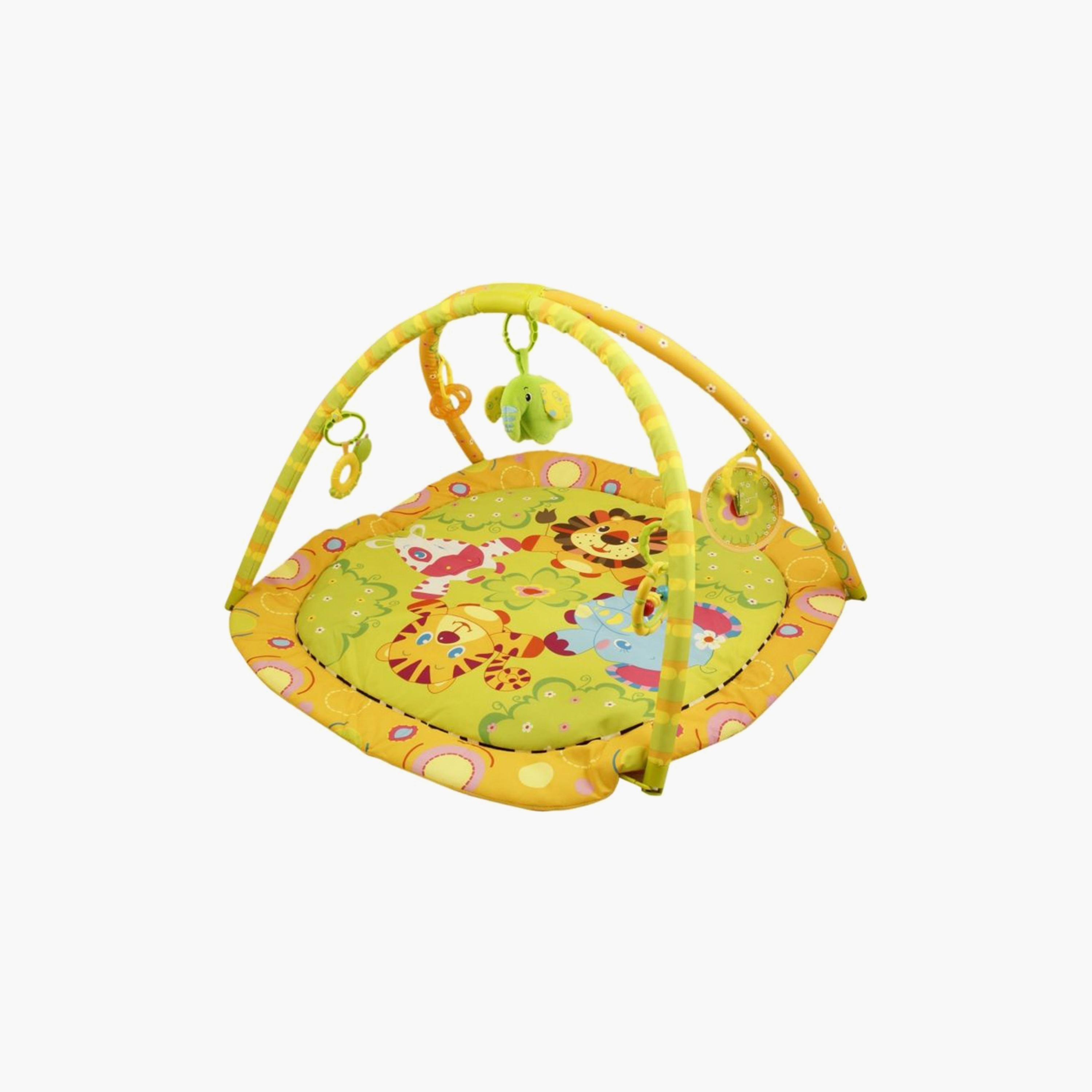 Mastela Baby Activity Playgym Mat for Newborn, Yellow-baby-infantactivity-playgyms-image-1
