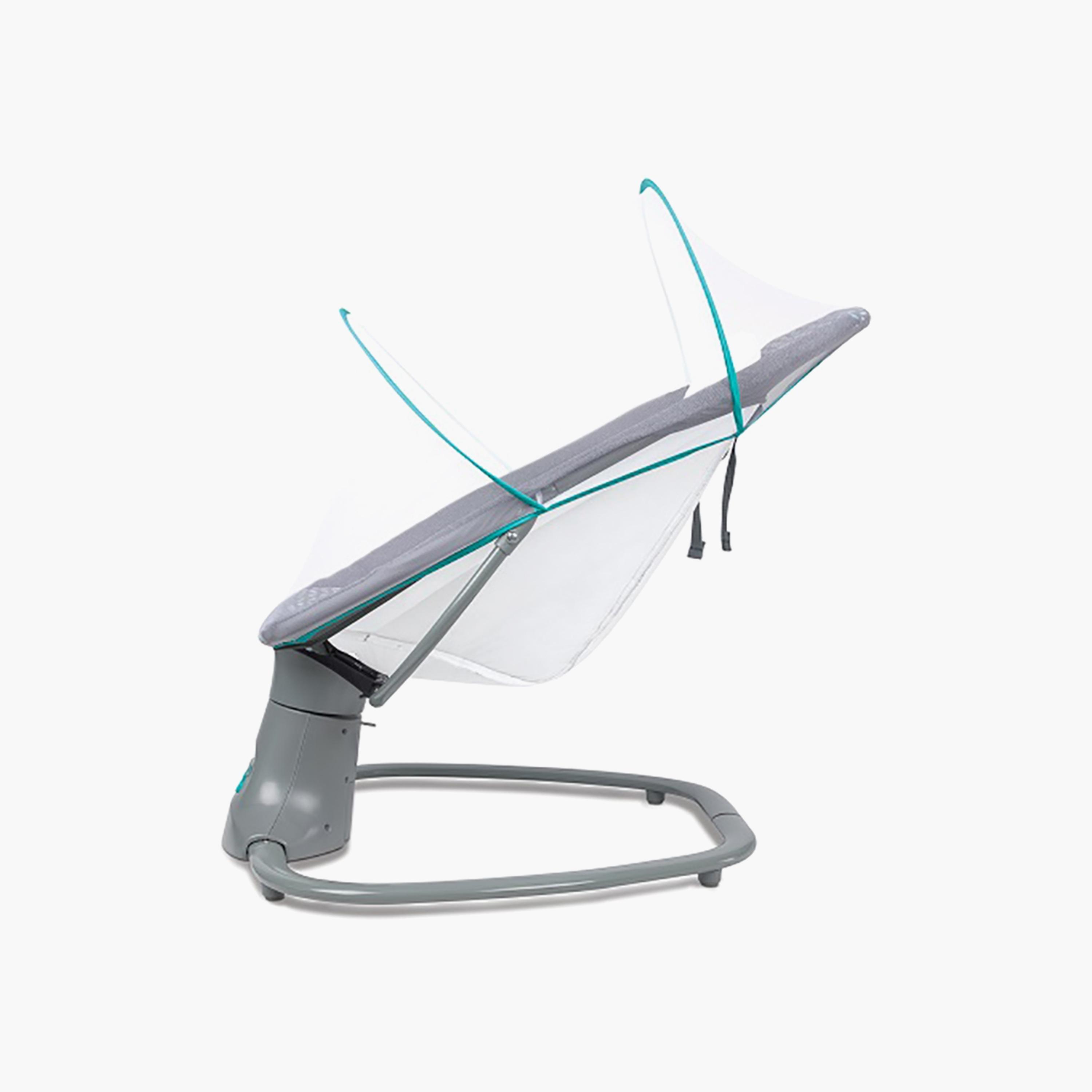 Mastela 3-in-1 Bassinet Swing for Newborn Baby, Grey-baby-infantactivity-swings-image-2