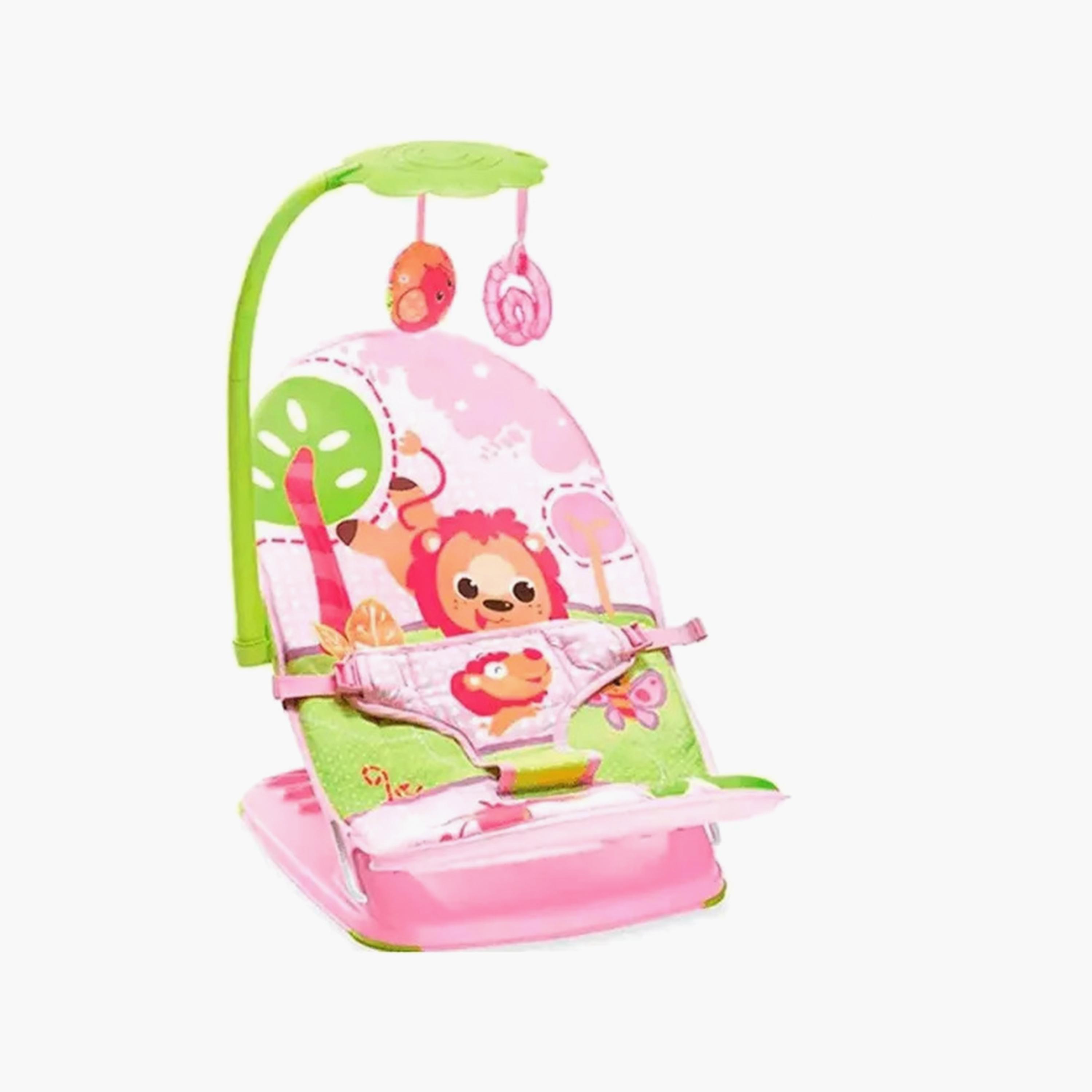 Mastela Baby Fold Up Booster Seat for Toddler, Pink-baby-feeding-highchairsandboosters-image-1