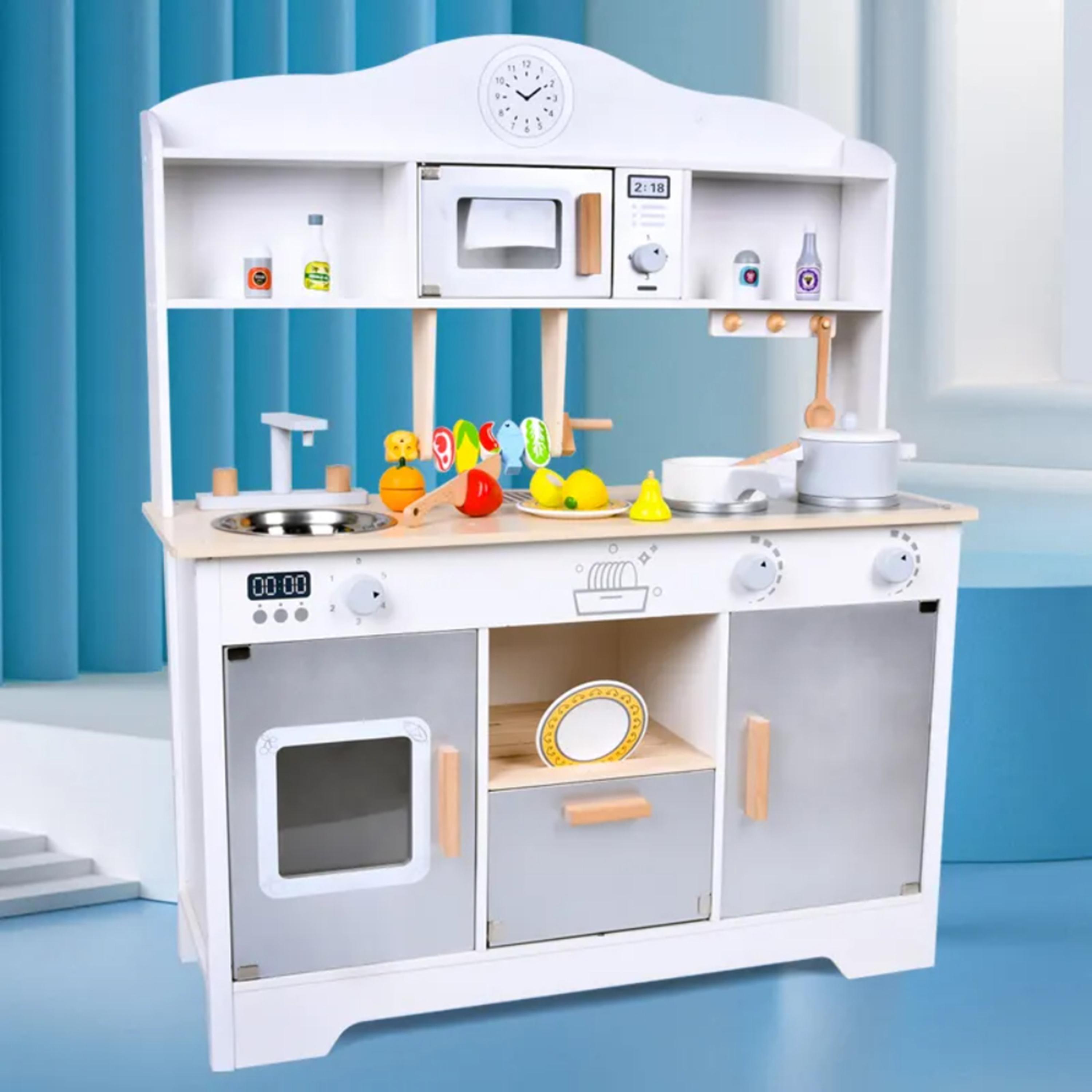 Little Angel Wooden Kitchen Play Set-toys-roleplay-kitchensets-image-2