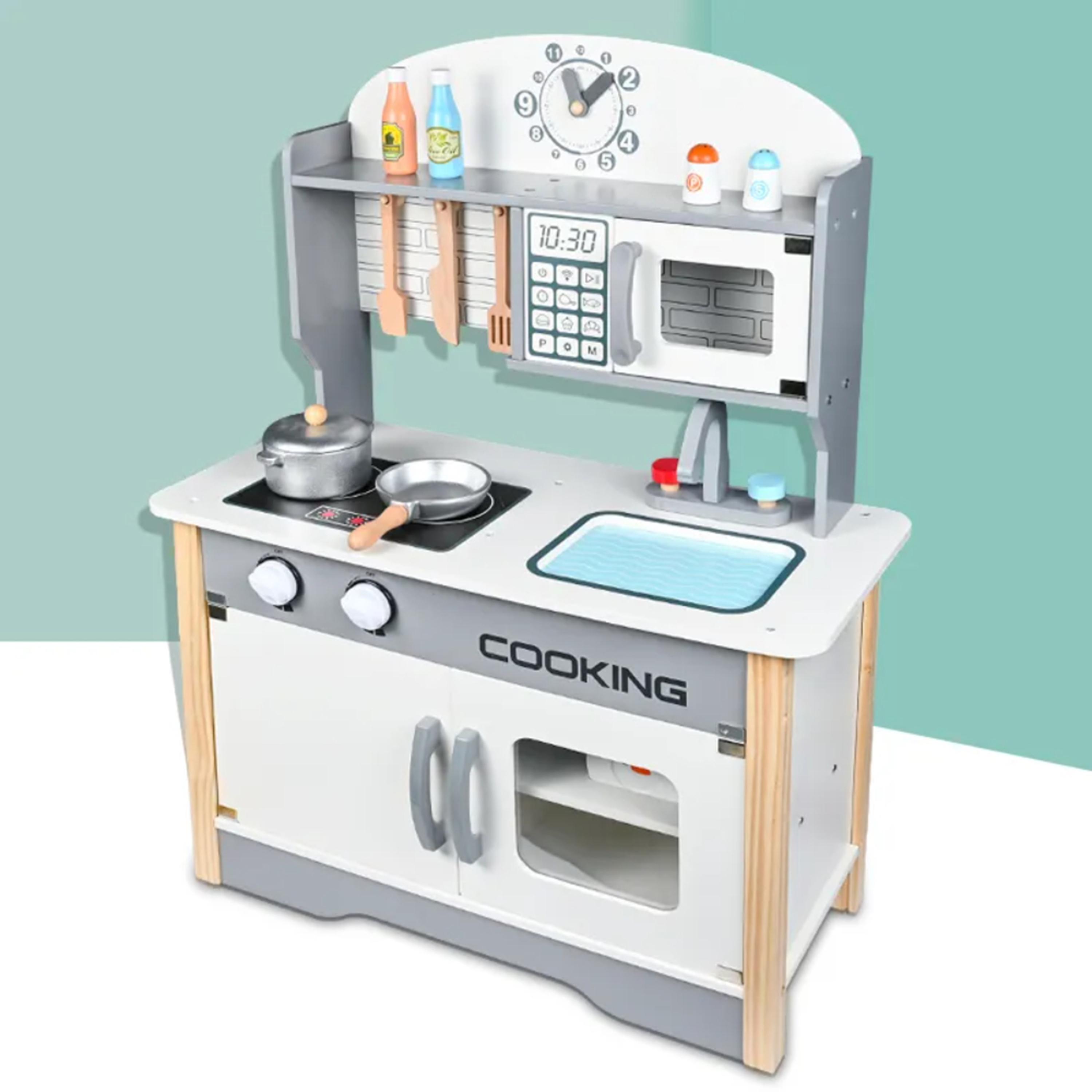 Little Angel Wooden Kitchen Play Set-toys-roleplay-kitchensets-image-2