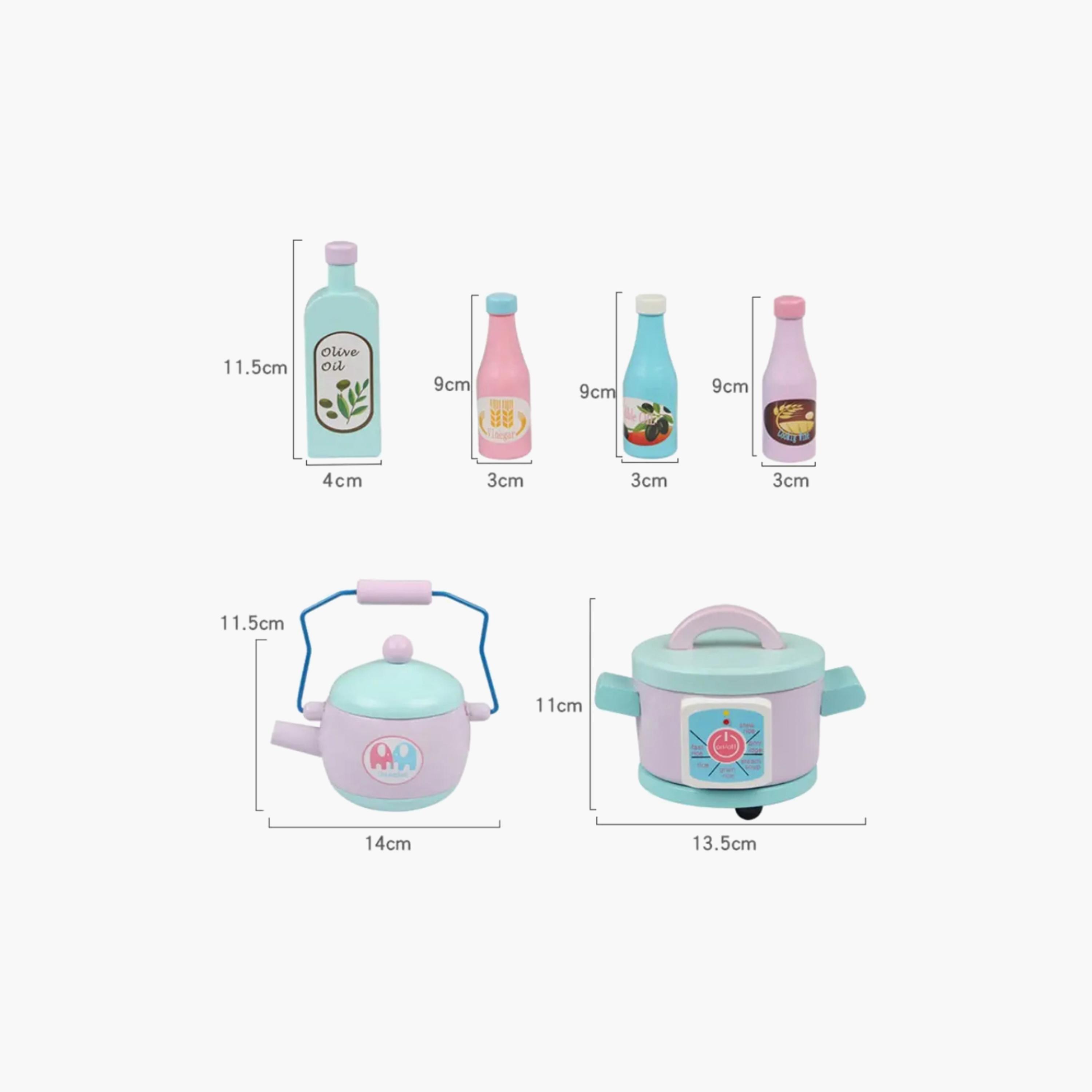 Little Angel Kids Wooden Kitchen Set-toys-roleplay-kitchensets-image-3