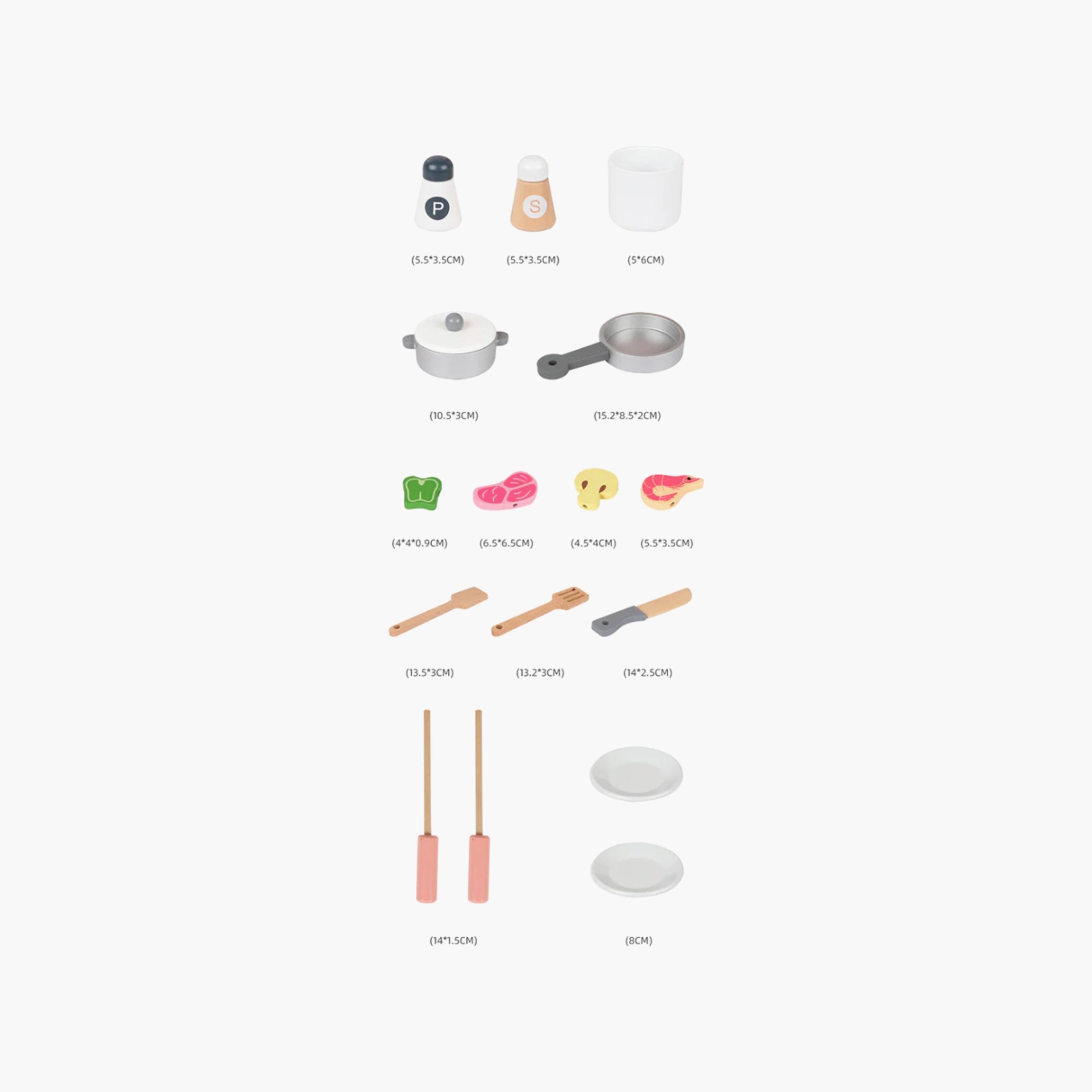 مجموعة لعب المطبخ الخشبي من ليتل أنجل-toys-roleplay-kitchensets-image-3