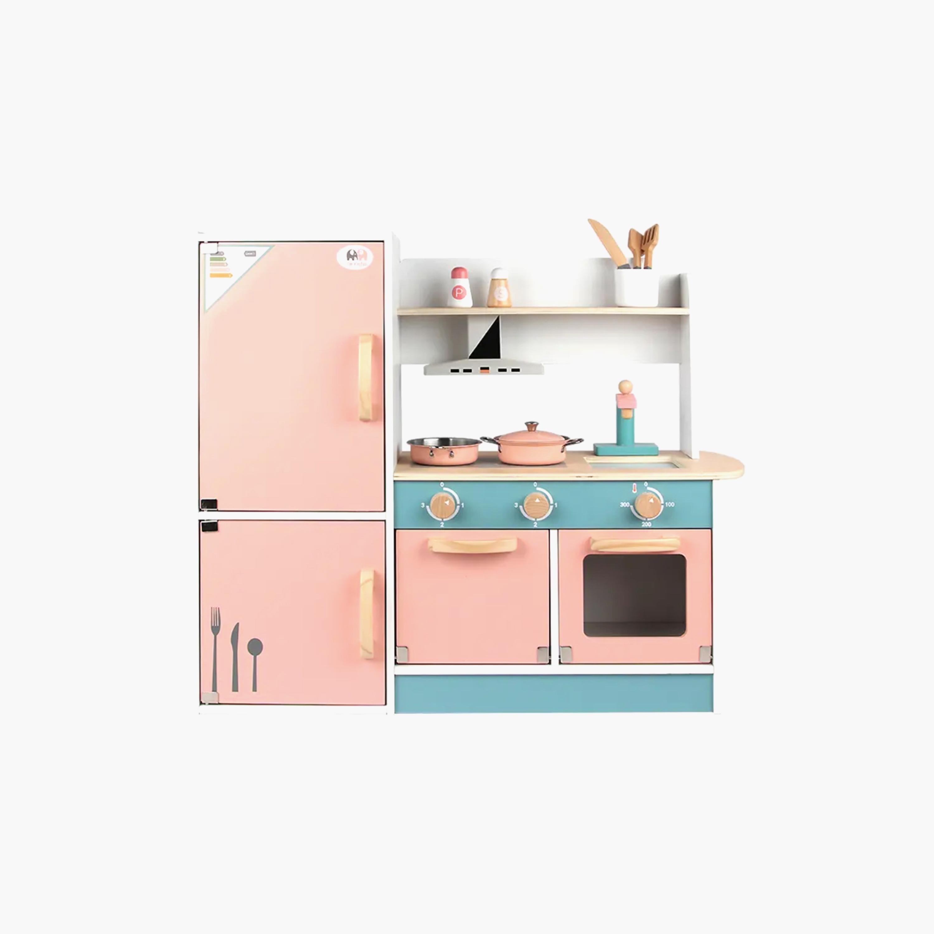 مجموعة لعب المطبخ الخشبي من ليتل أنجل، عتيقة-toys-roleplay-kitchensets-image-2