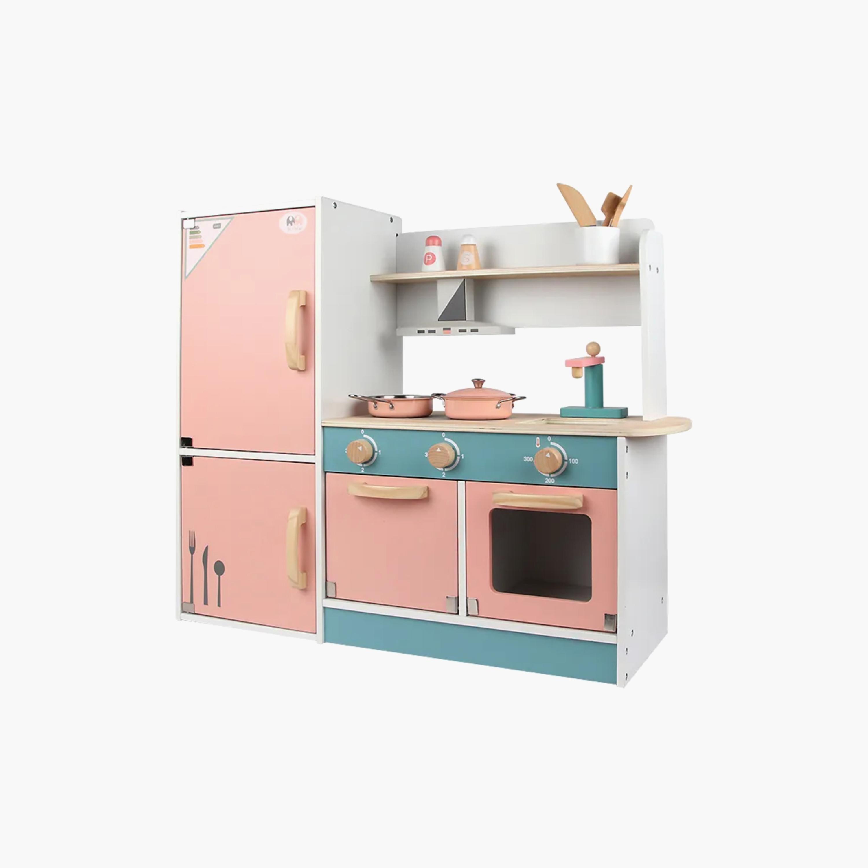 مجموعة لعب المطبخ الخشبي من ليتل أنجل، عتيقة-toys-roleplay-kitchensets-image-3