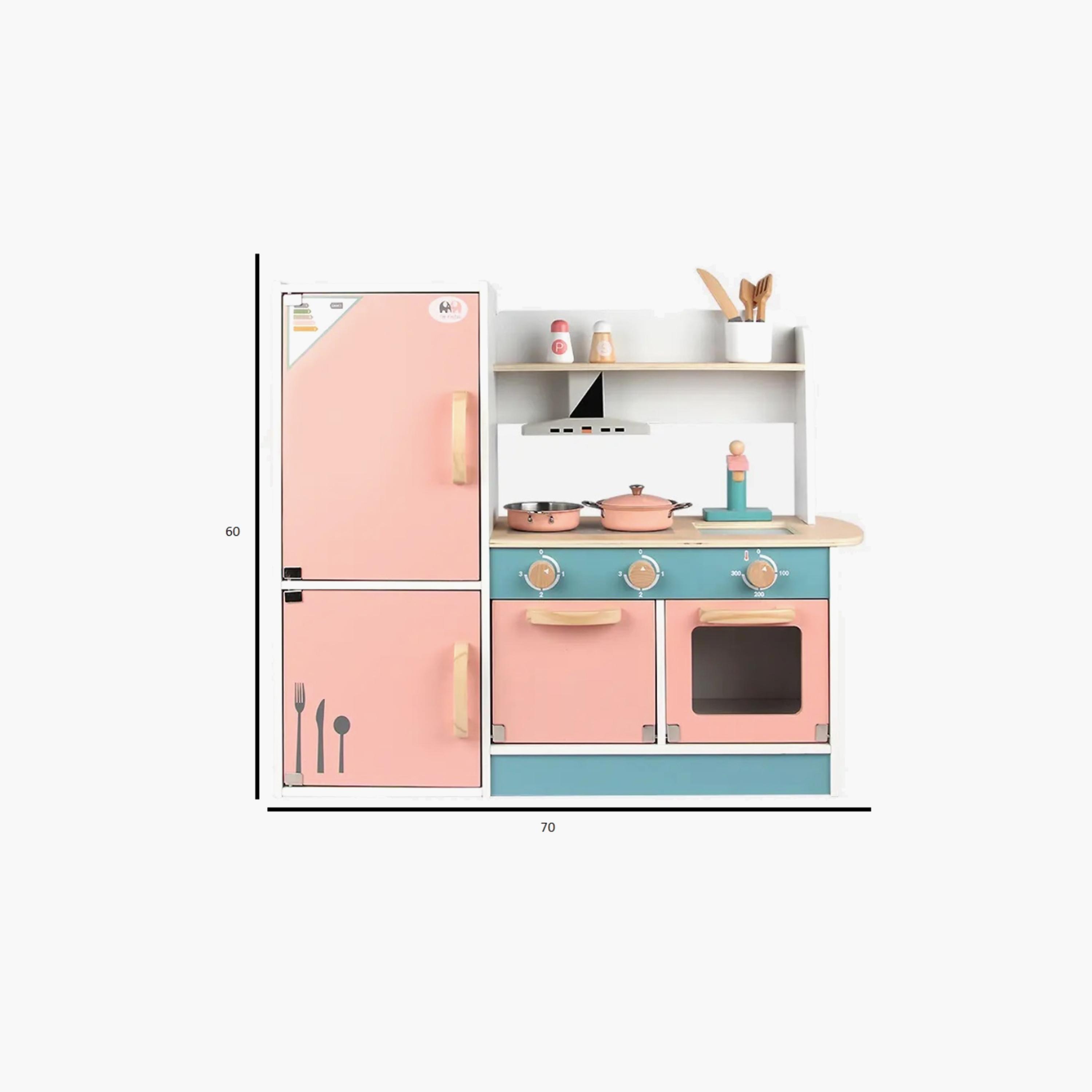 مجموعة لعب المطبخ الخشبي من ليتل أنجل، عتيقة-toys-roleplay-kitchensets-image-5