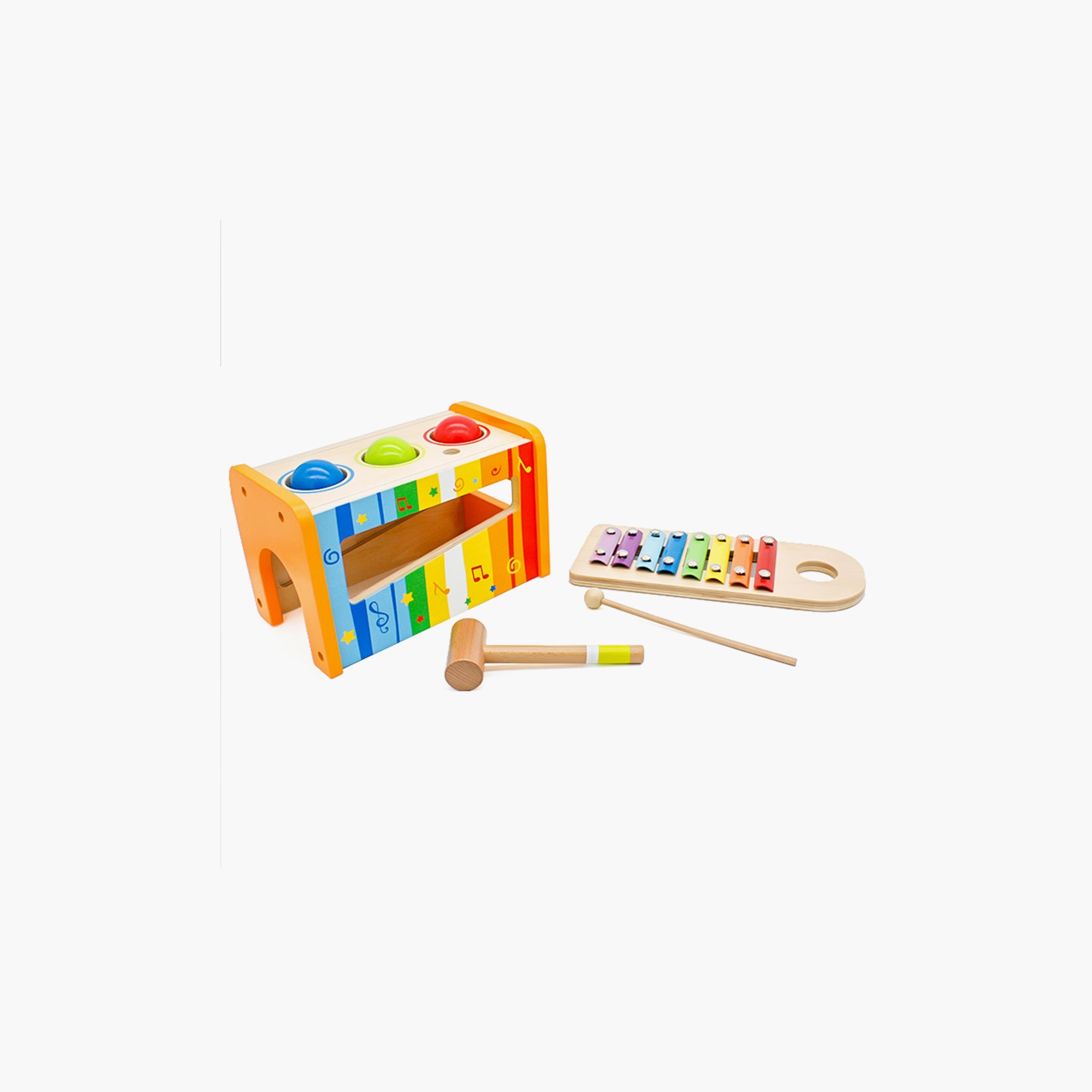 Little Angel Wooden Xylophone with 8 Small Knock-toys-educational-musicaltoys-image-2