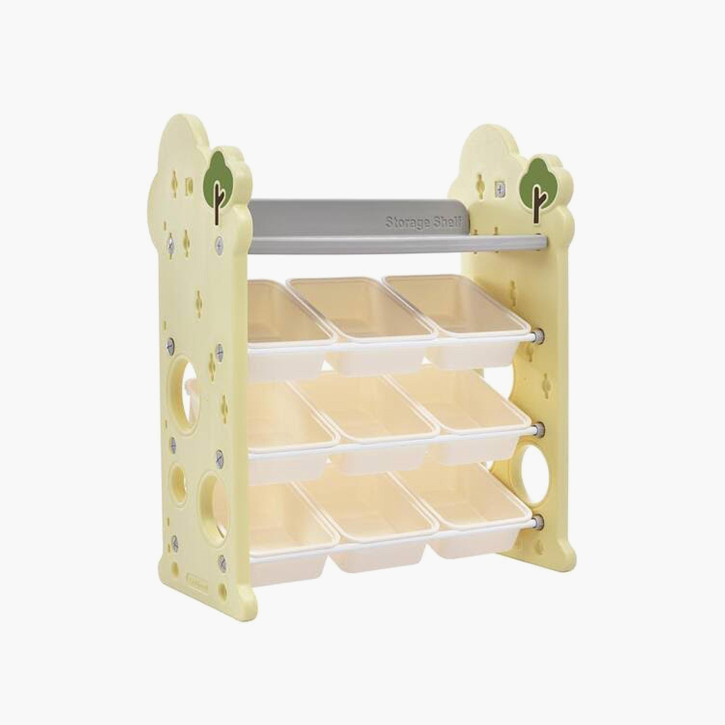 Little Angel Kid Toys Organizer Cabinet with Bins & Hook-baby-nursery-furniture-wardrobesandstorage-image-2