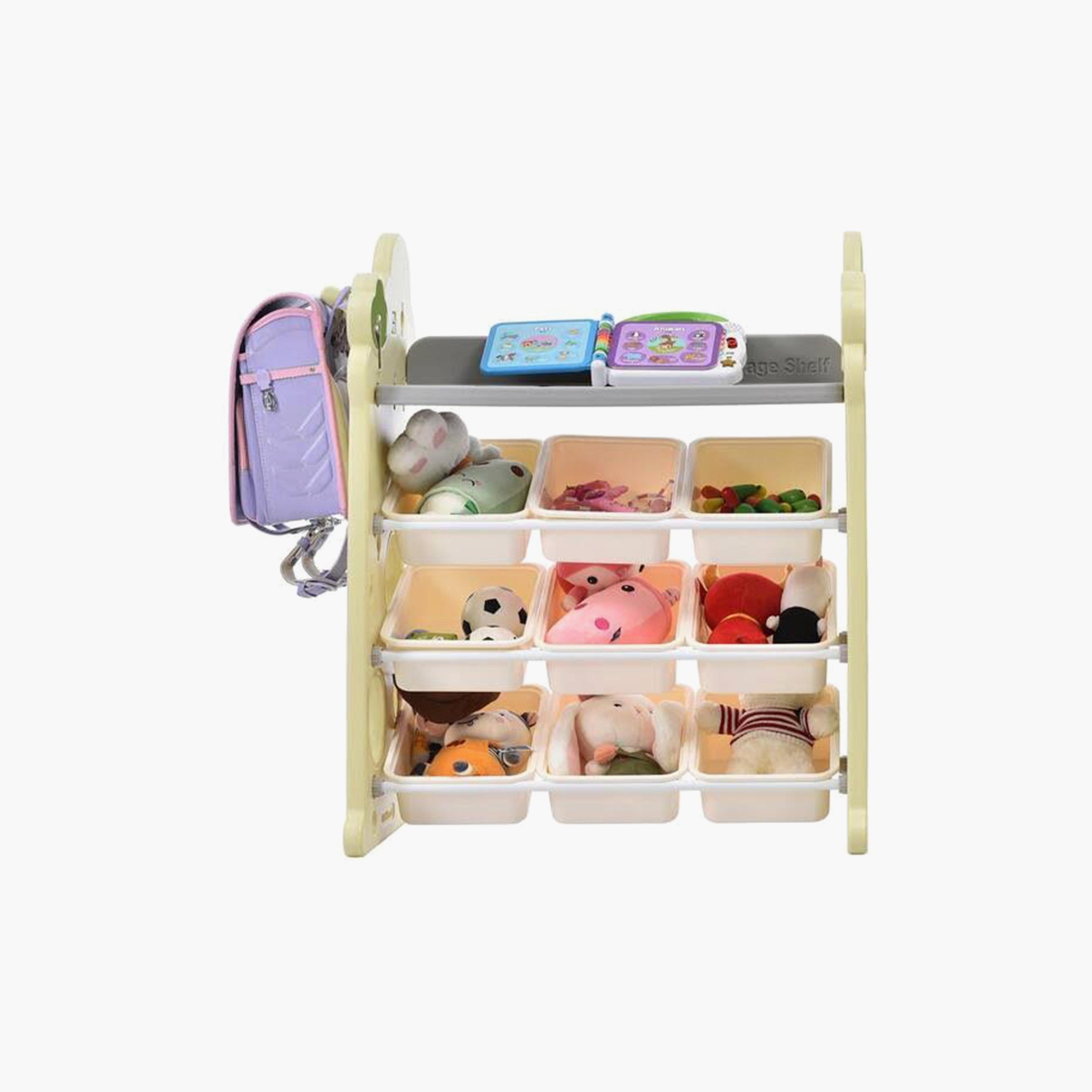 Little Angel Kid Toys Organizer Cabinet with Bins & Hook-baby-nursery-furniture-wardrobesandstorage-image-5