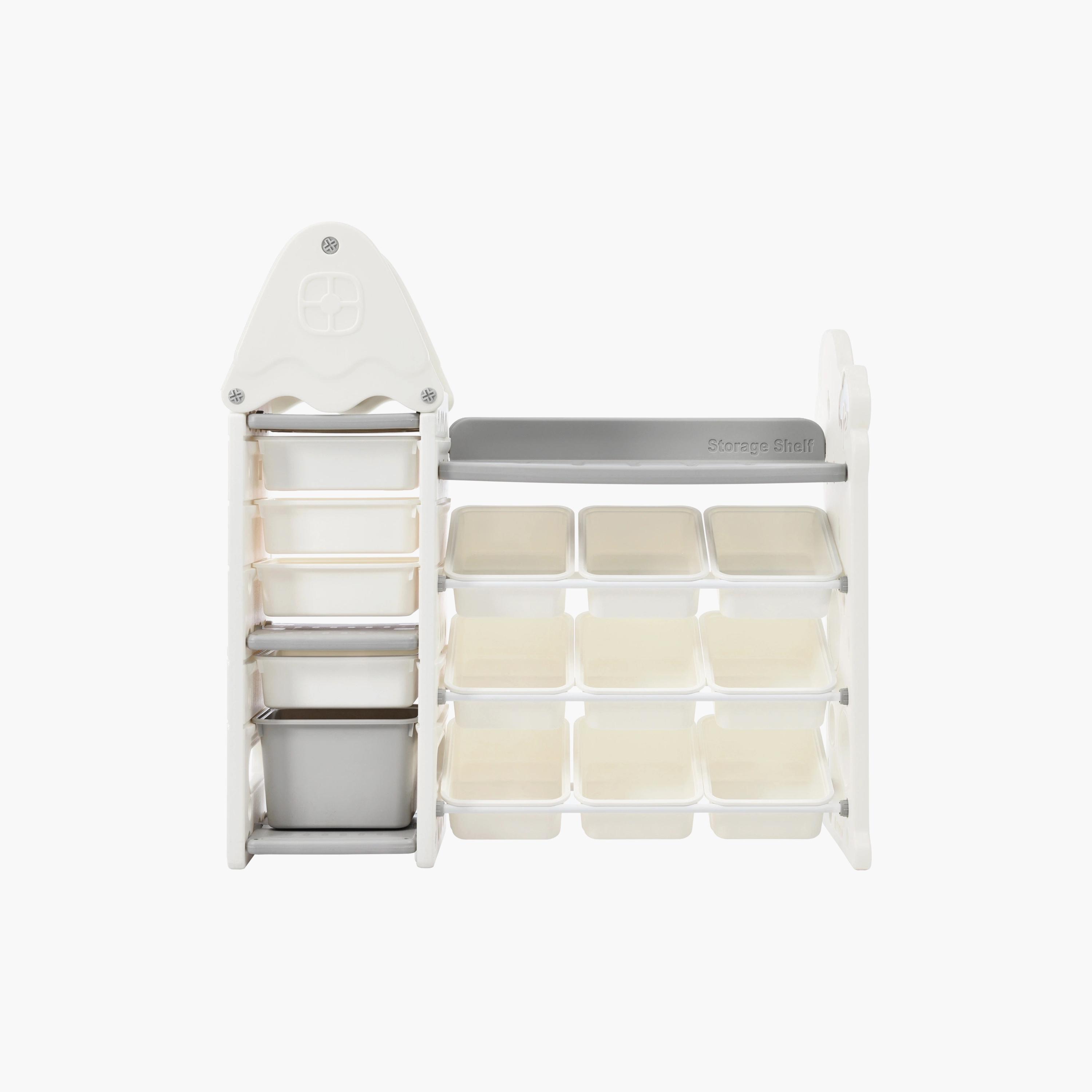 Little Angel Kid Toys Organizer Cabinet with Bins & Hook-baby-nursery-furniture-wardrobesandstorage-image-1