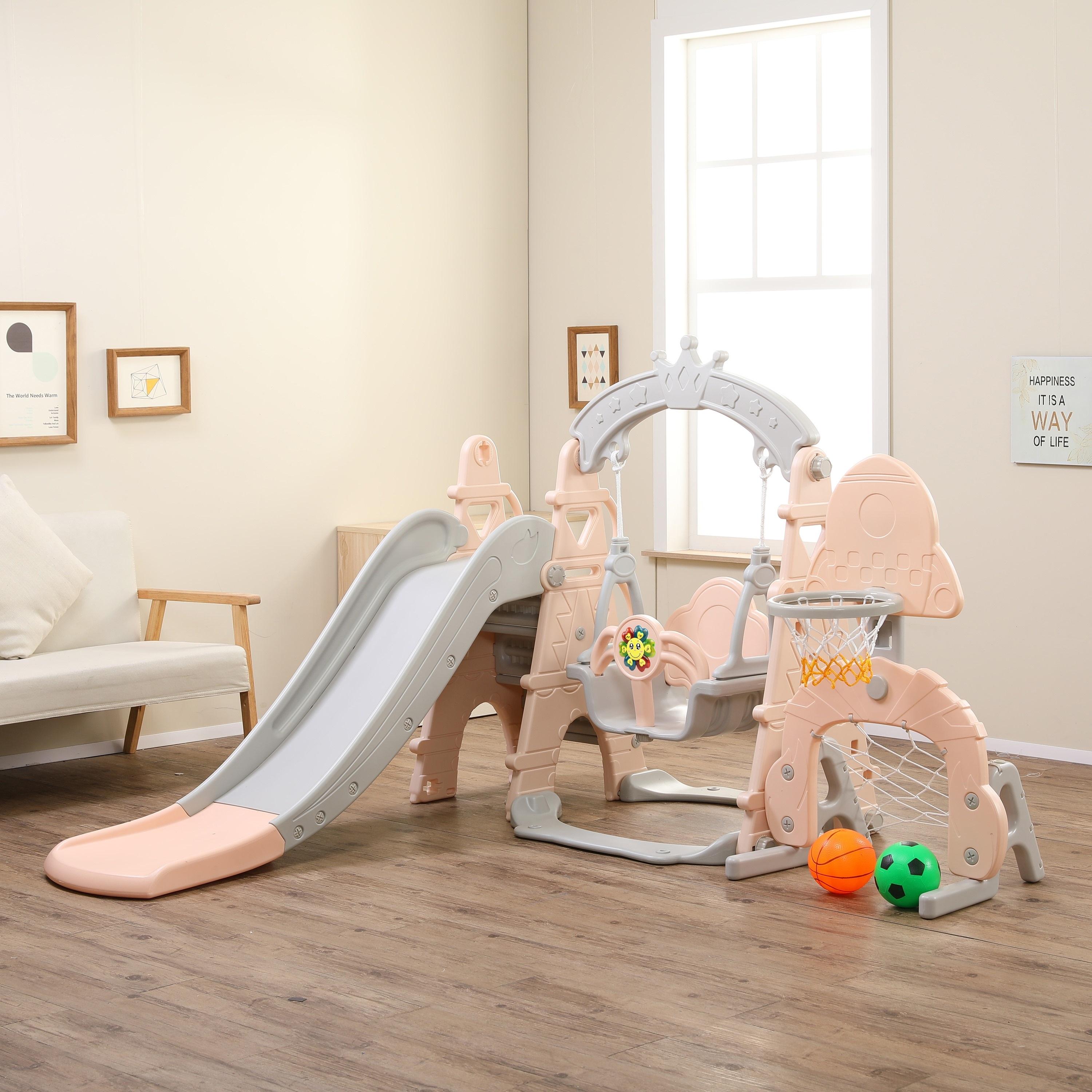 زلاقة وأرجوحة للأطفال من ليتل أنجل-baby-infantactivity-swings-image-1