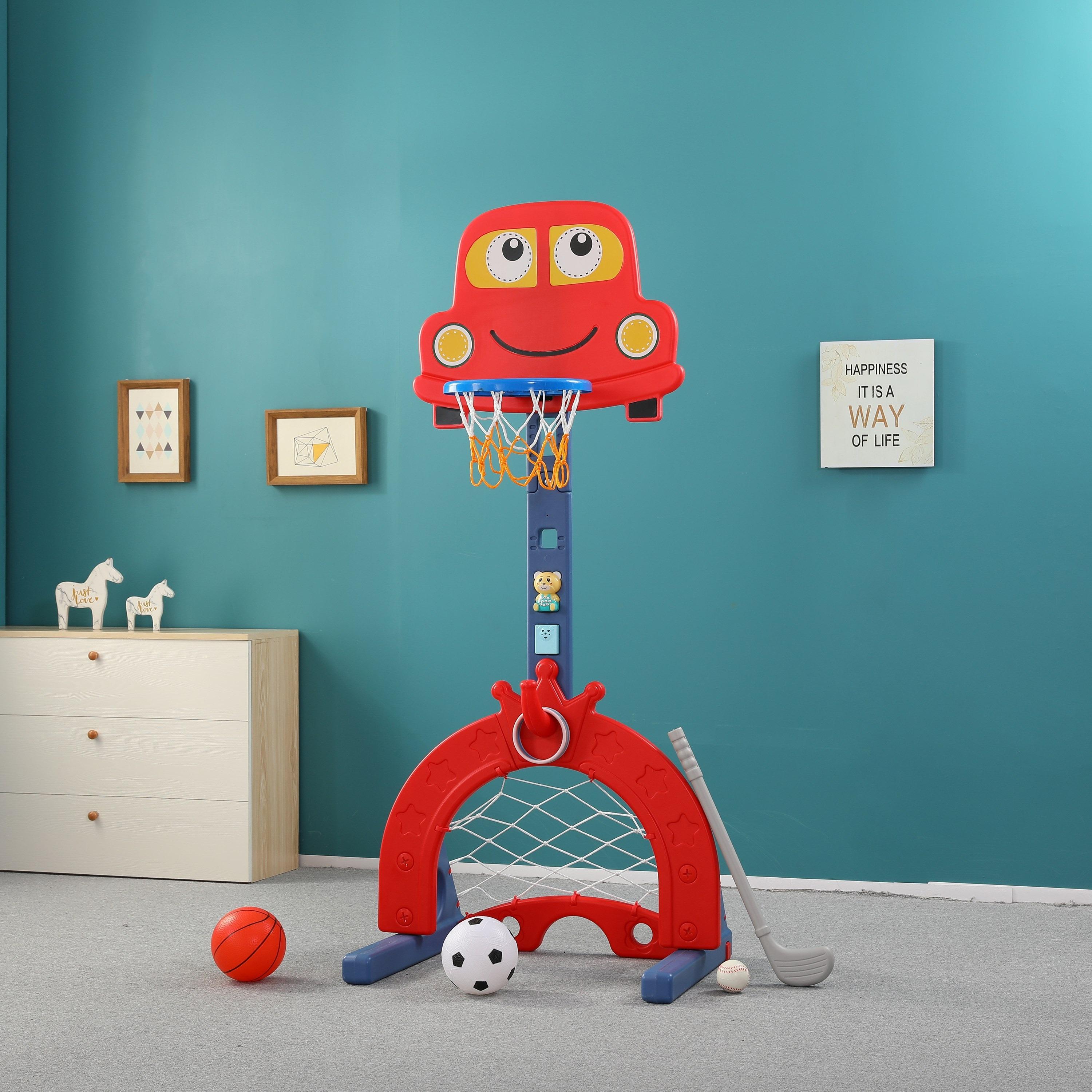 Little Angel 4-in-1 Basketball & Football Hoop-toys-outdoor-sports-image-2