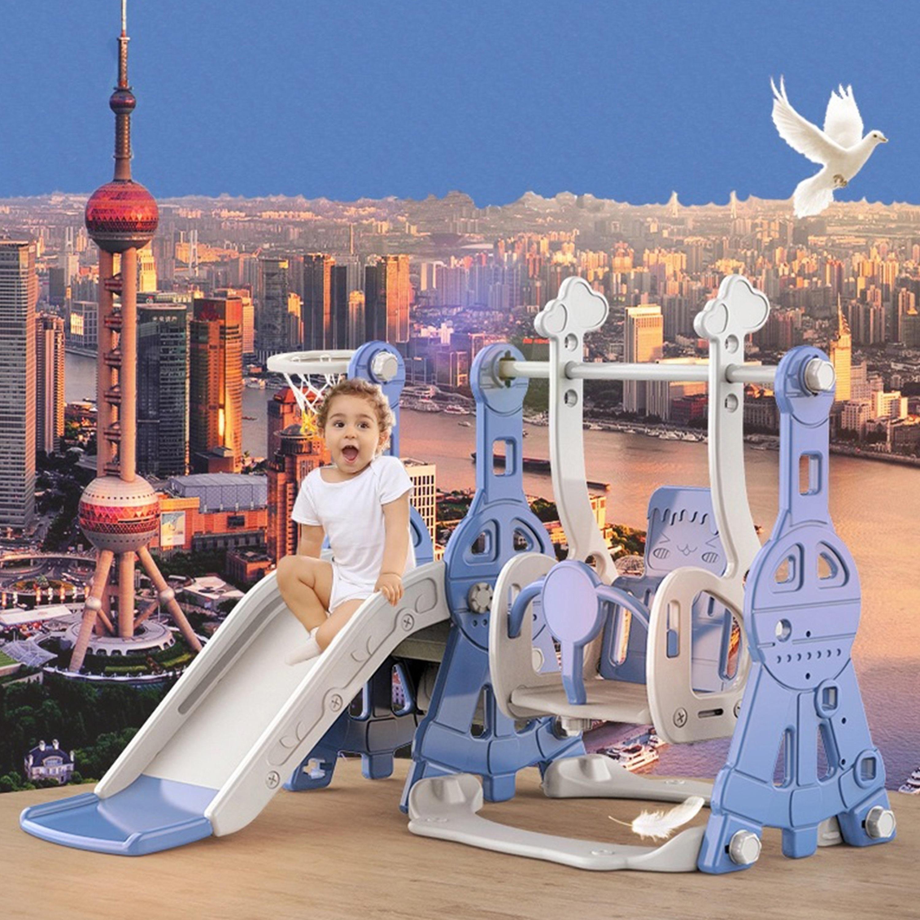 زلاقة وأرجوحة للأطفال من ليتل أنجل-baby-infantactivity-swings-image-4