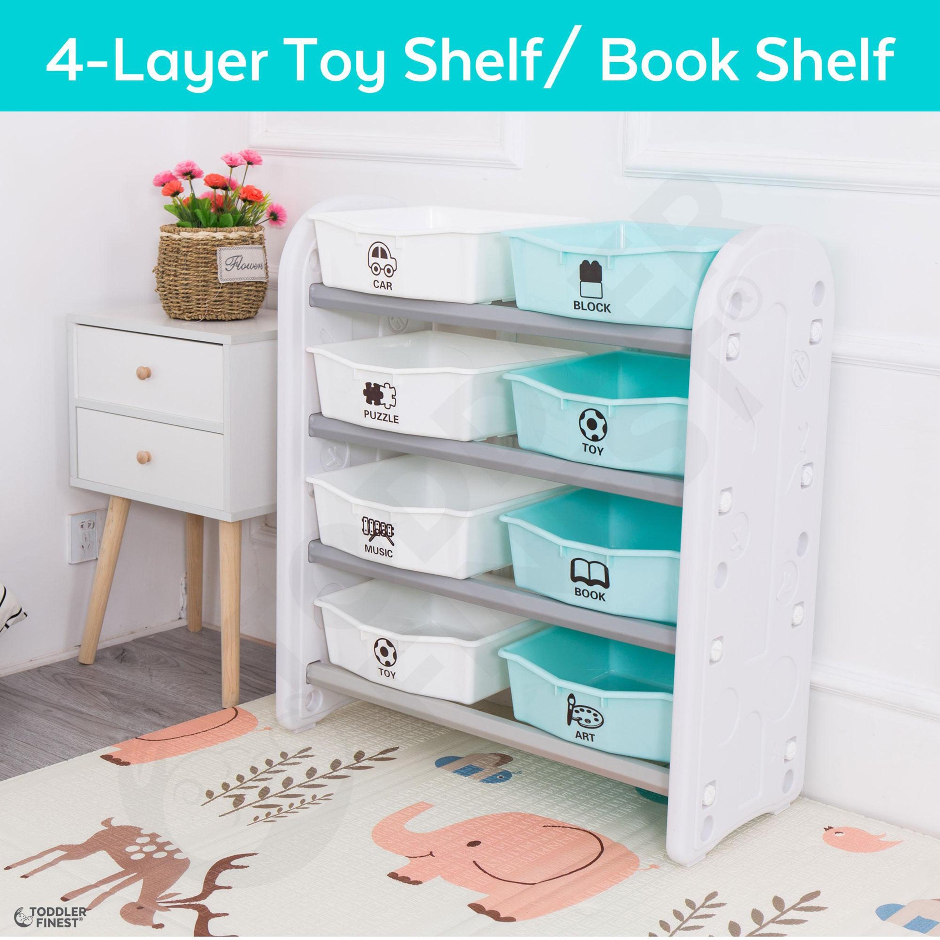 رف تخزين ألعاب متعدد الأغراض للأطفال من ليتل أنجل -baby-nursery-furniture-wardrobesandstorage-image-4