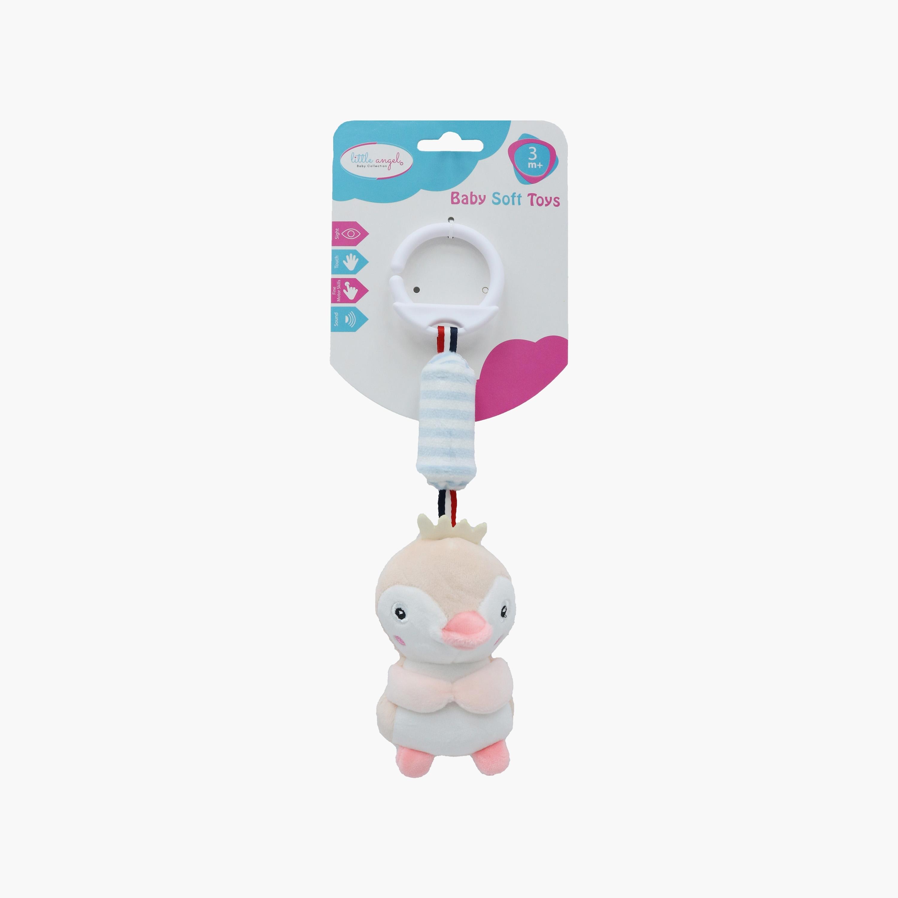 ألعاب معلقة للأطفال مع عضاضة للرضع من ليتل أنجل، الطيور-toys-babyandtoddlertoys-strollertoys-image-1