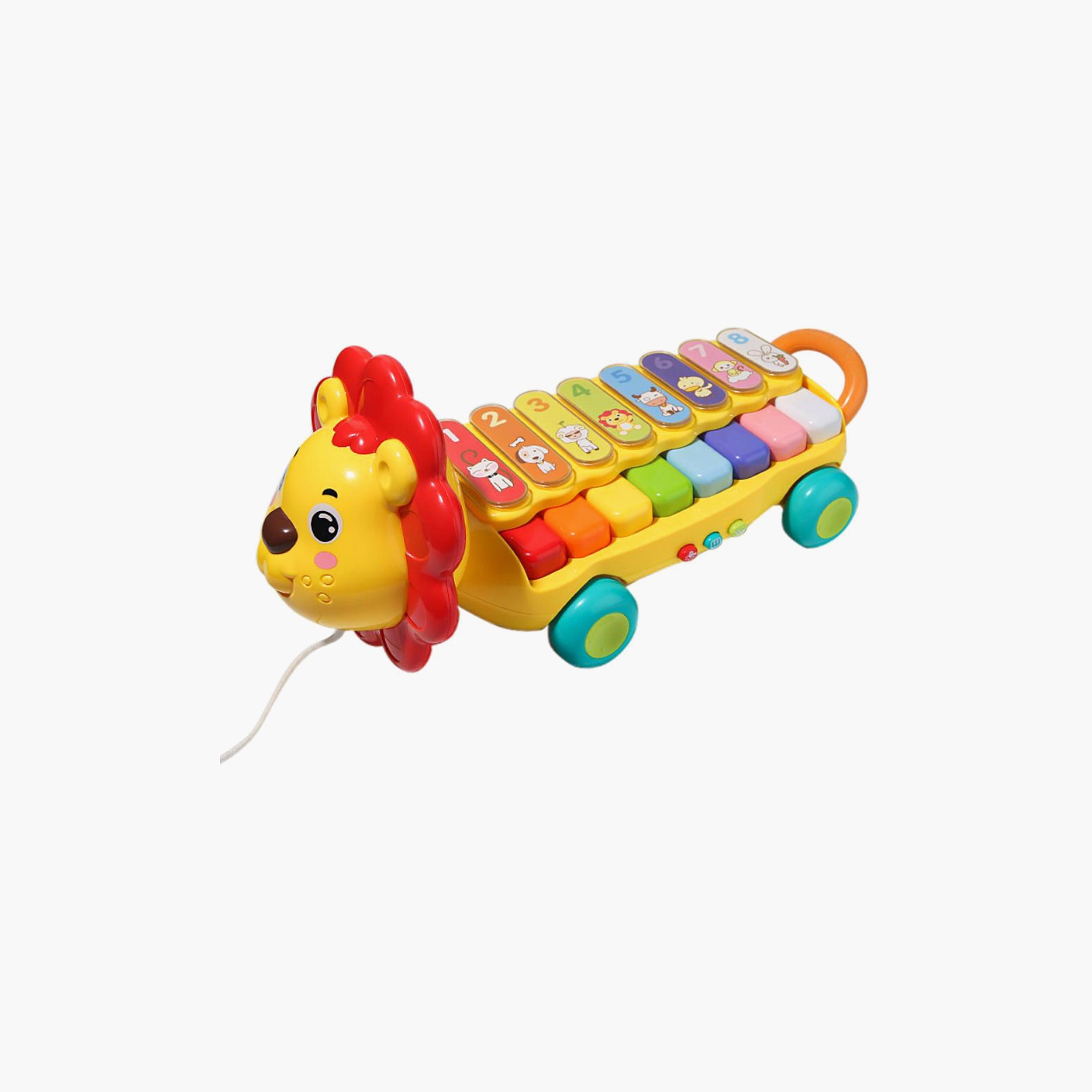 Goodway Rolling Lion Xylophone with Musical Piano-toys-educational-musicaltoys-image-1
