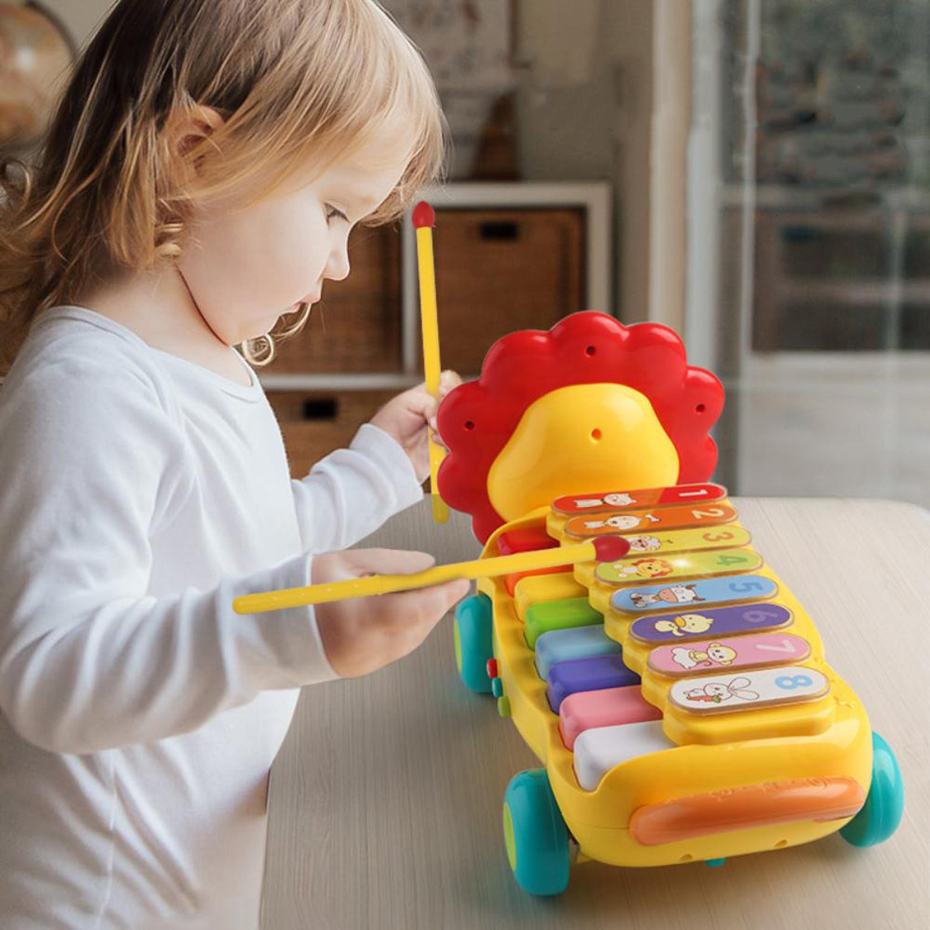Goodway Rolling Lion Xylophone with Musical Piano-toys-educational-musicaltoys-image-3