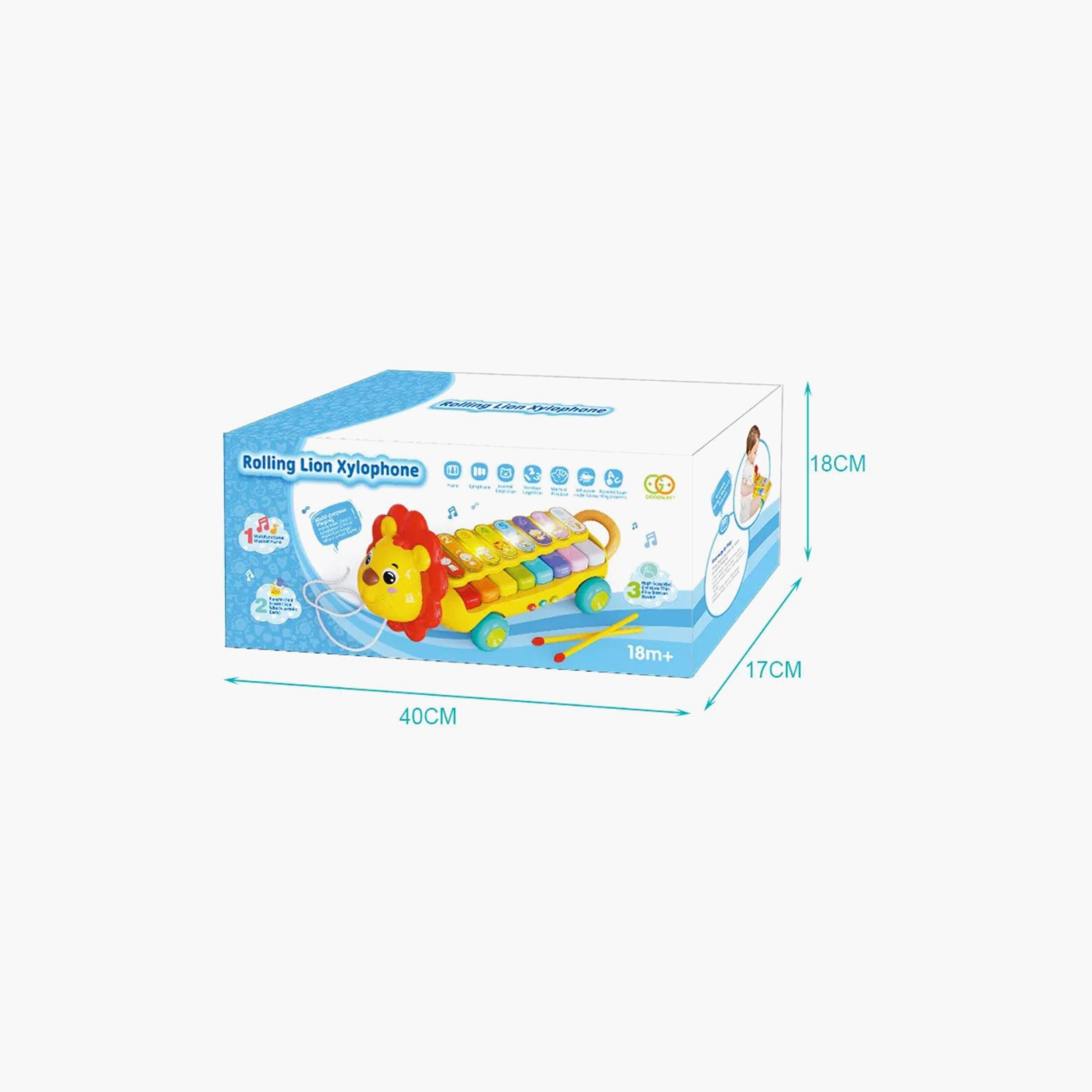 Goodway Rolling Lion Xylophone with Musical Piano-toys-educational-musicaltoys-image-5