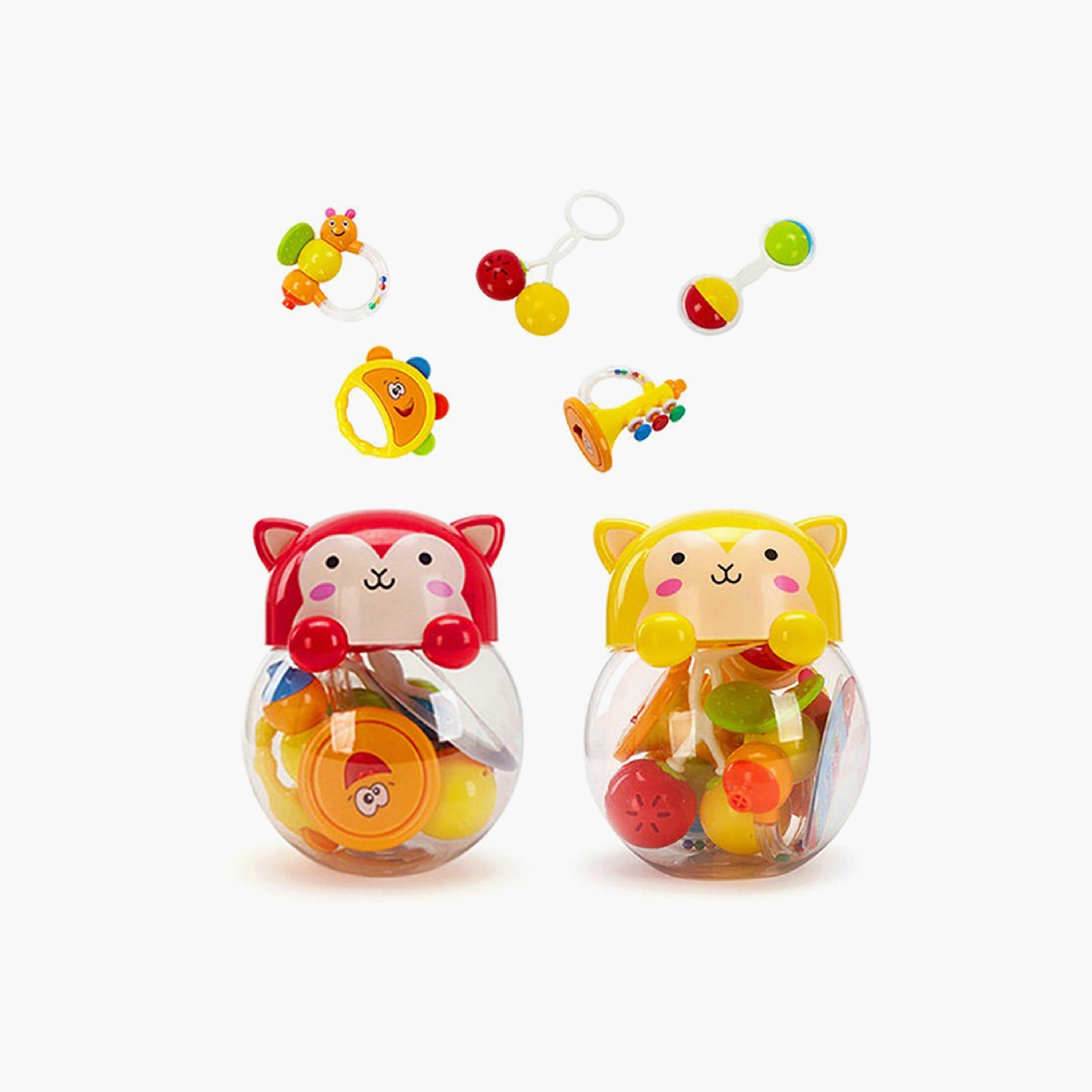 Goodway 5-Piece Rattle Teething Toy-toys-babyandtoddlertoys-rattlesandteethers-image-1