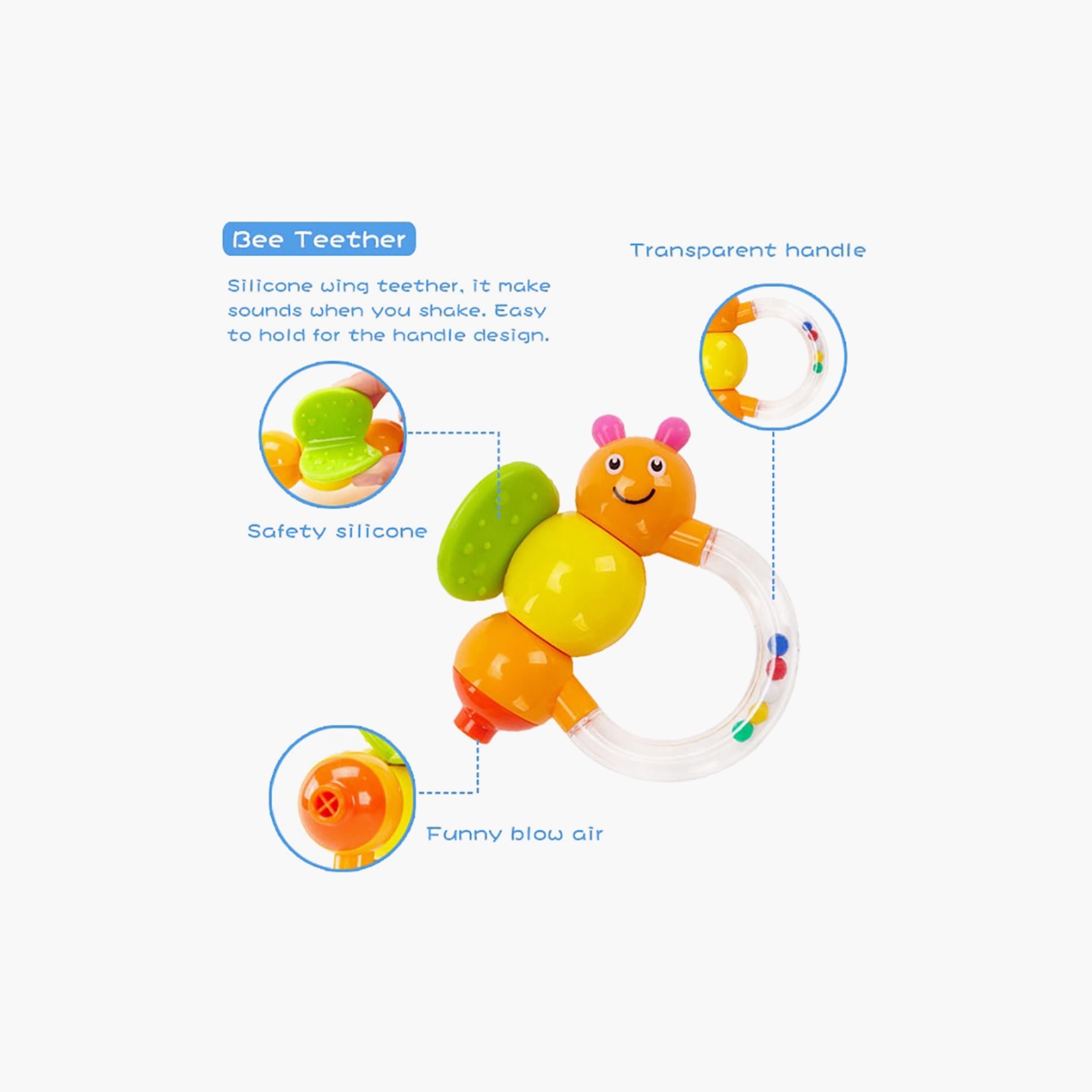 Goodway 5-Piece Rattle Teething Toy-toys-babyandtoddlertoys-rattlesandteethers-image-2