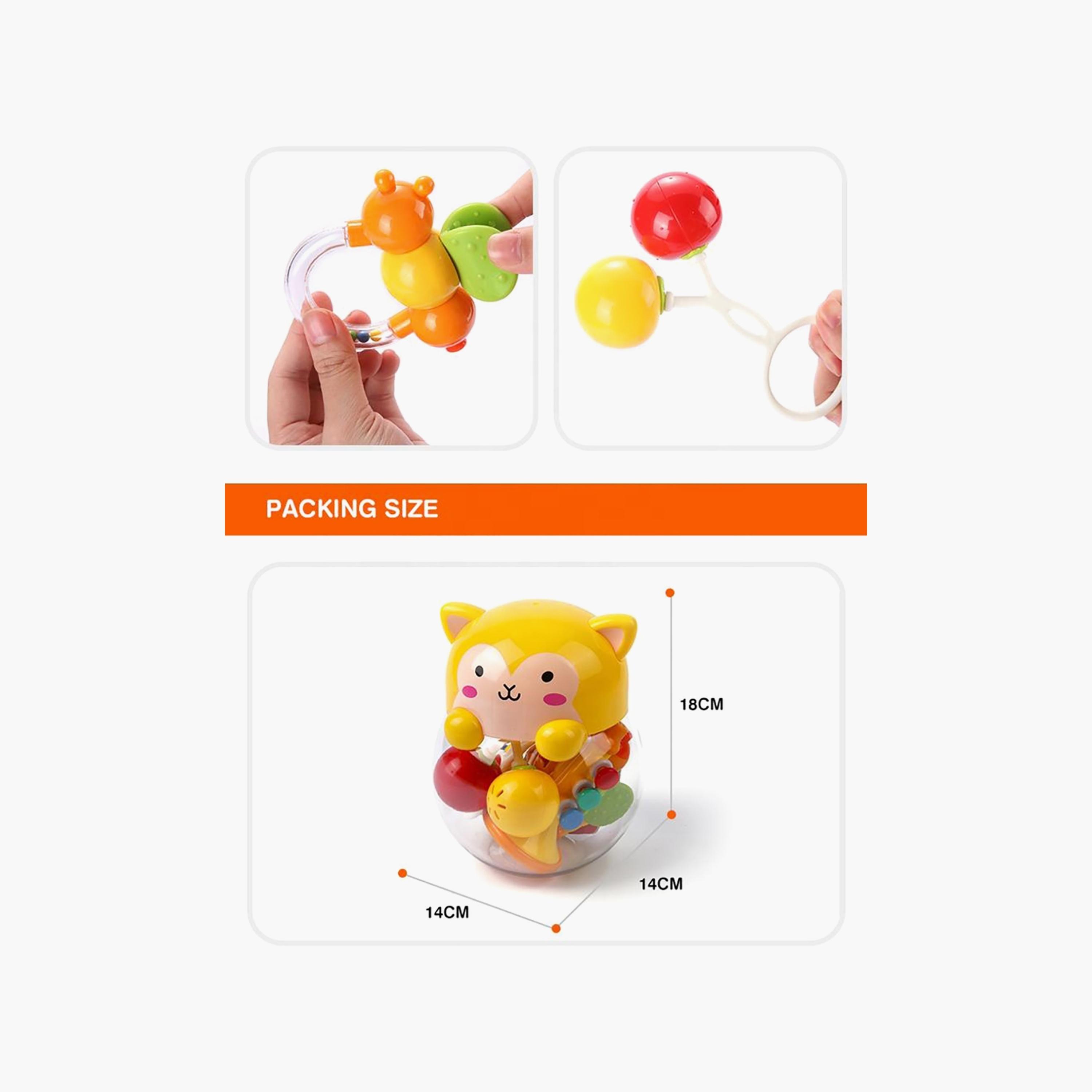 Goodway 5-Piece Rattle Teething Toy-toys-babyandtoddlertoys-rattlesandteethers-image-4
