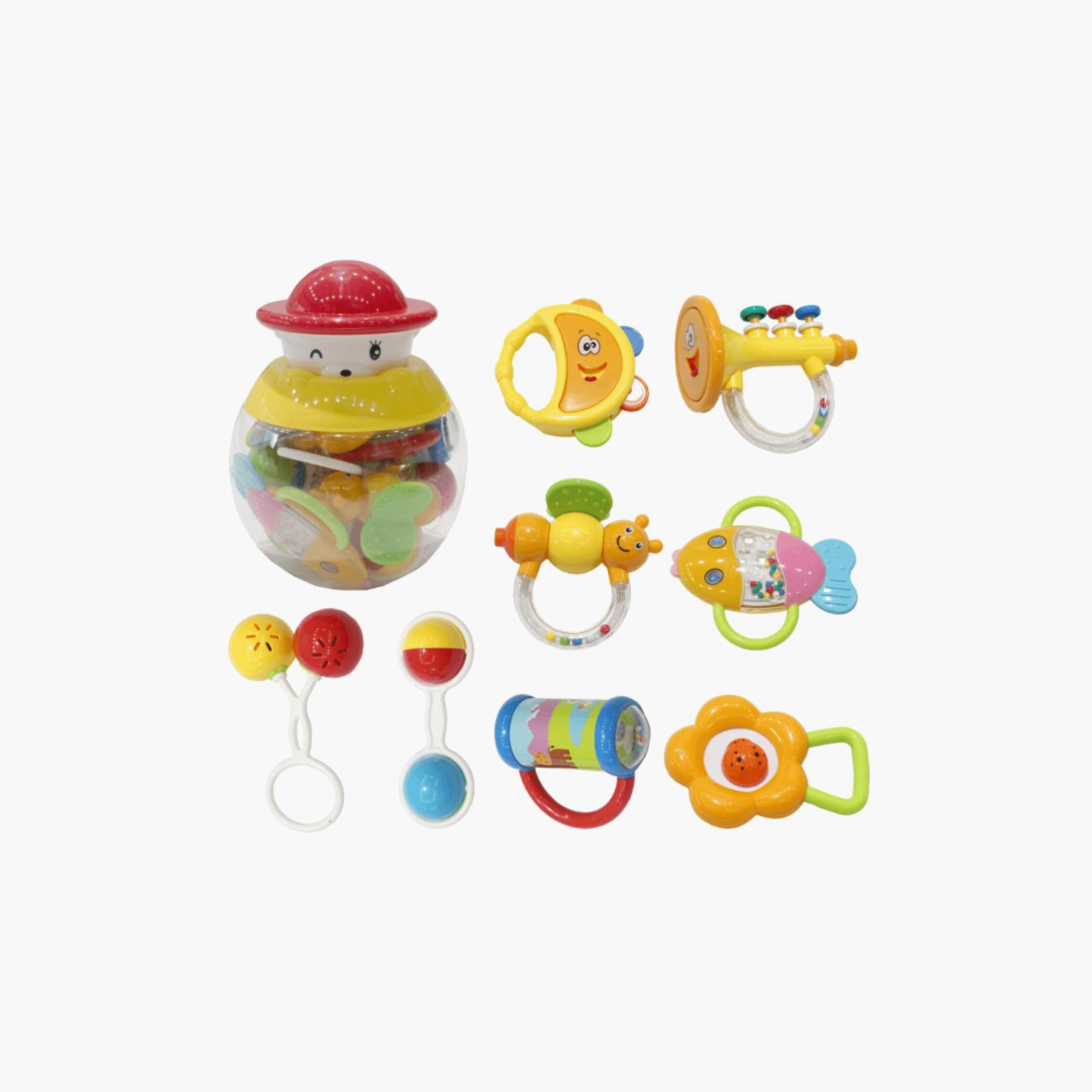 Goodway 8-Piece Rattle Teething Toy-toys-babyandtoddlertoys-rattlesandteethers-image-1