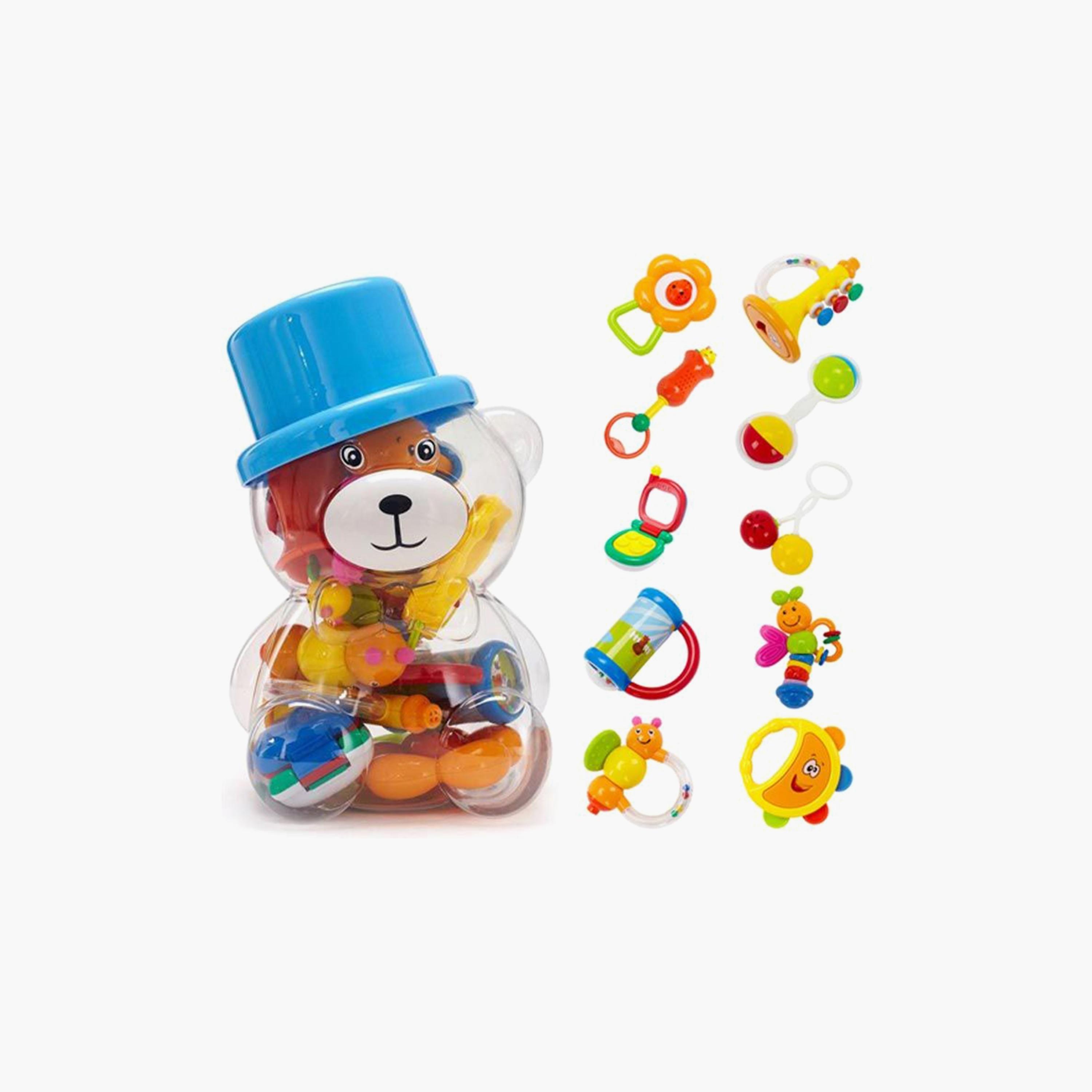 Goodway 10-Piece Rattle Teething Toy-toys-babyandtoddlertoys-rattlesandteethers-image-1