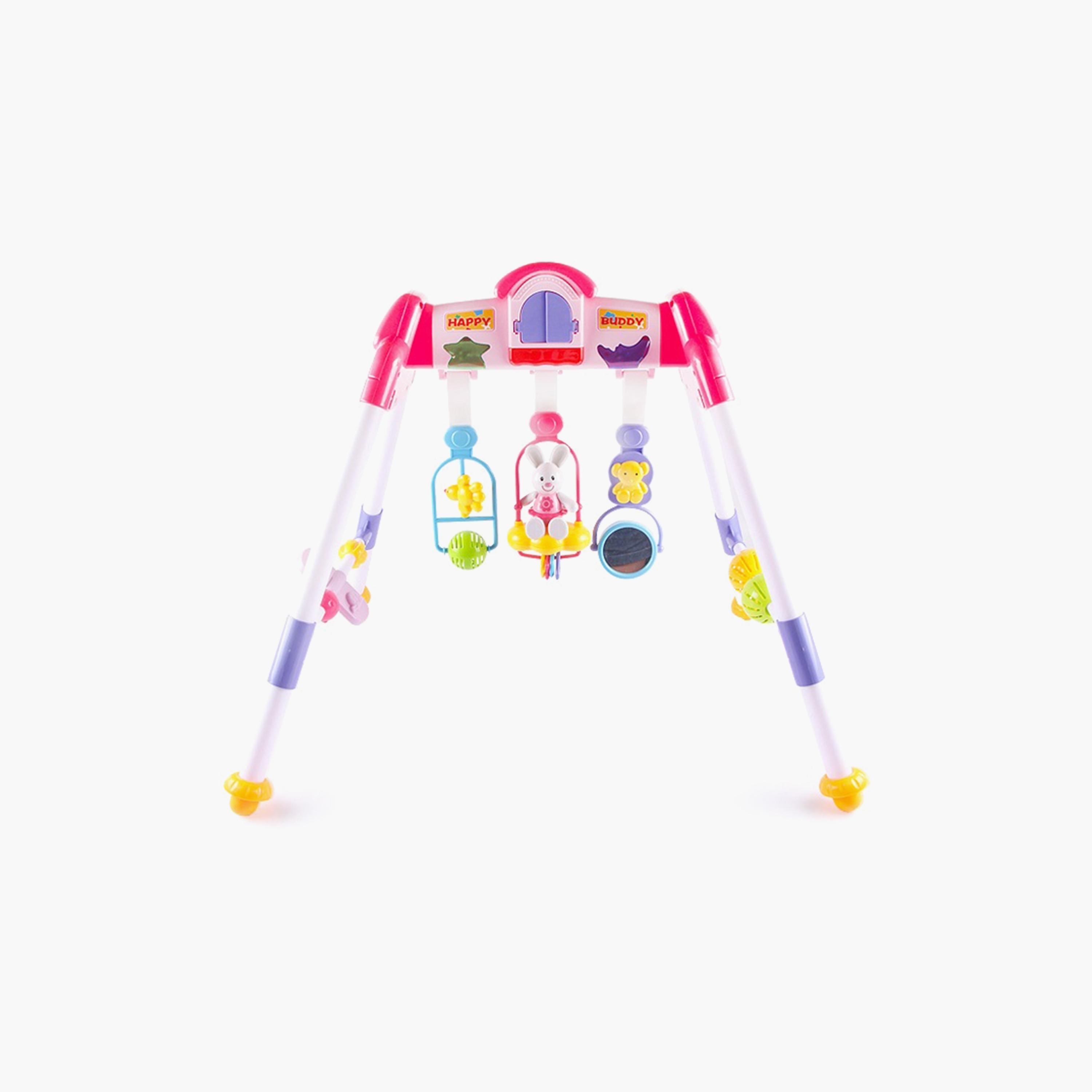 Goodway Musical Baby Play Gym, Pink-baby-infantactivity-playgyms-image-1