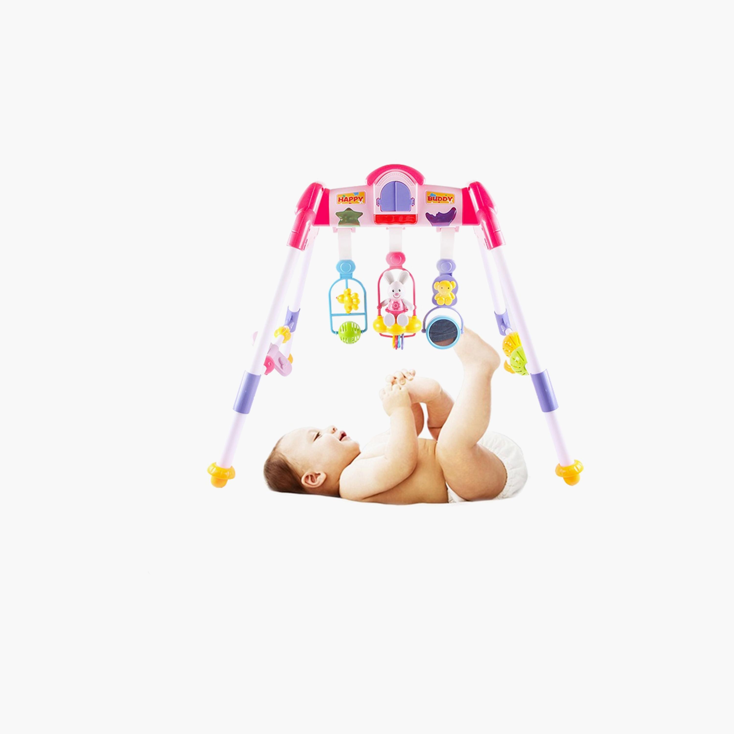 Goodway Musical Baby Play Gym, Pink-baby-infantactivity-playgyms-image-4