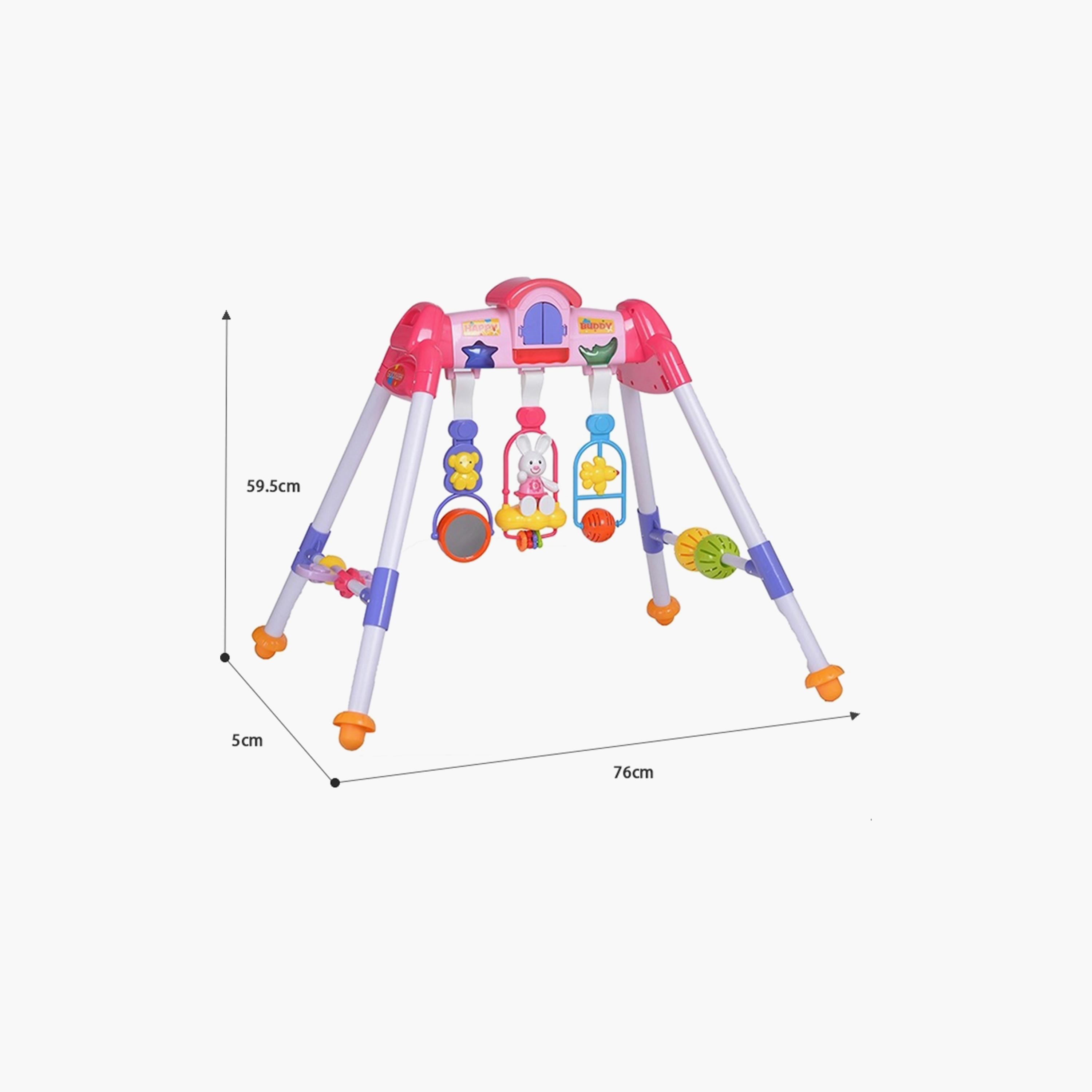 Goodway Musical Baby Play Gym, Pink-baby-infantactivity-playgyms-image-5