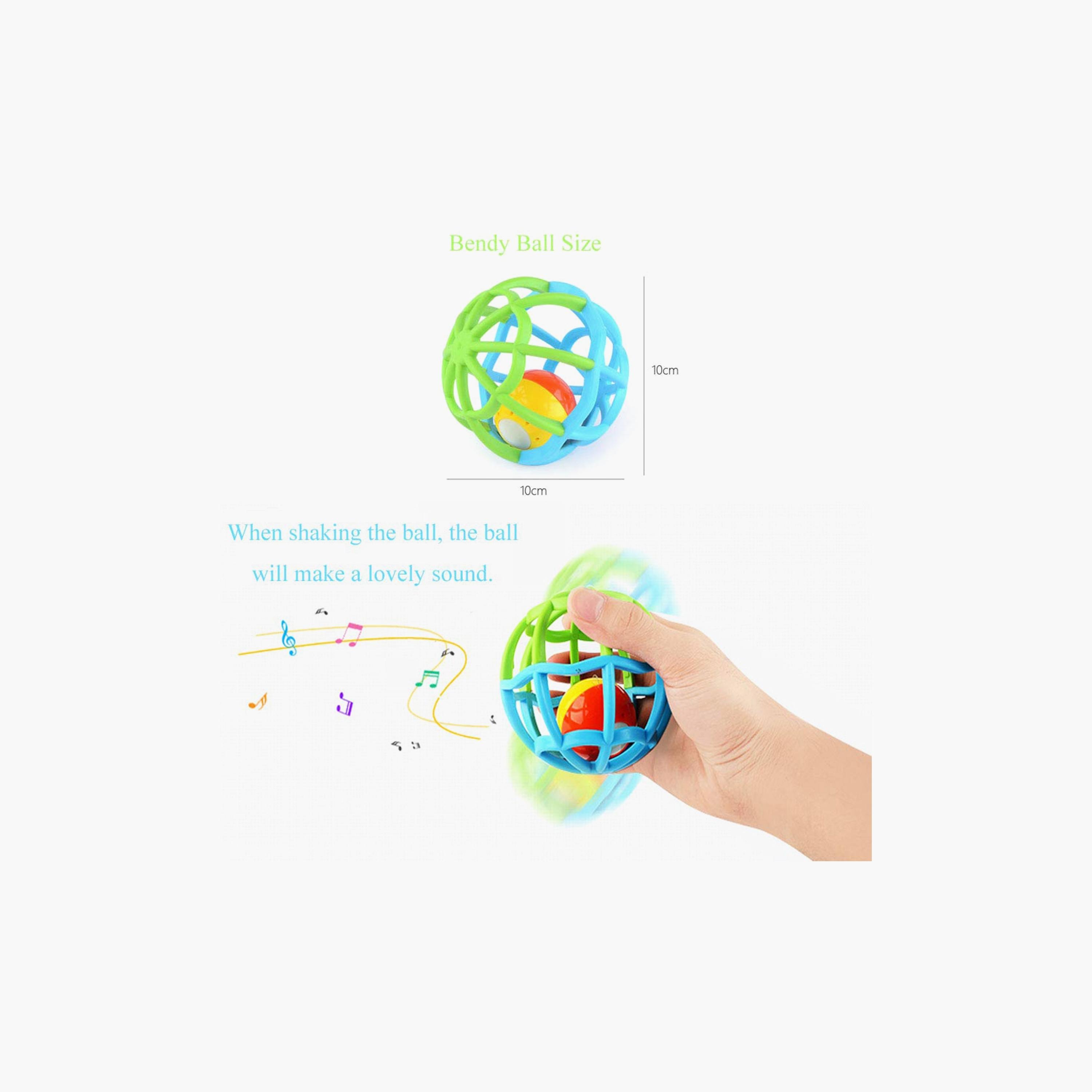 Goodway Colorful Activity Soft Rattle Ball-toys-babyandtoddlertoys-rattlesandteethers-image-4