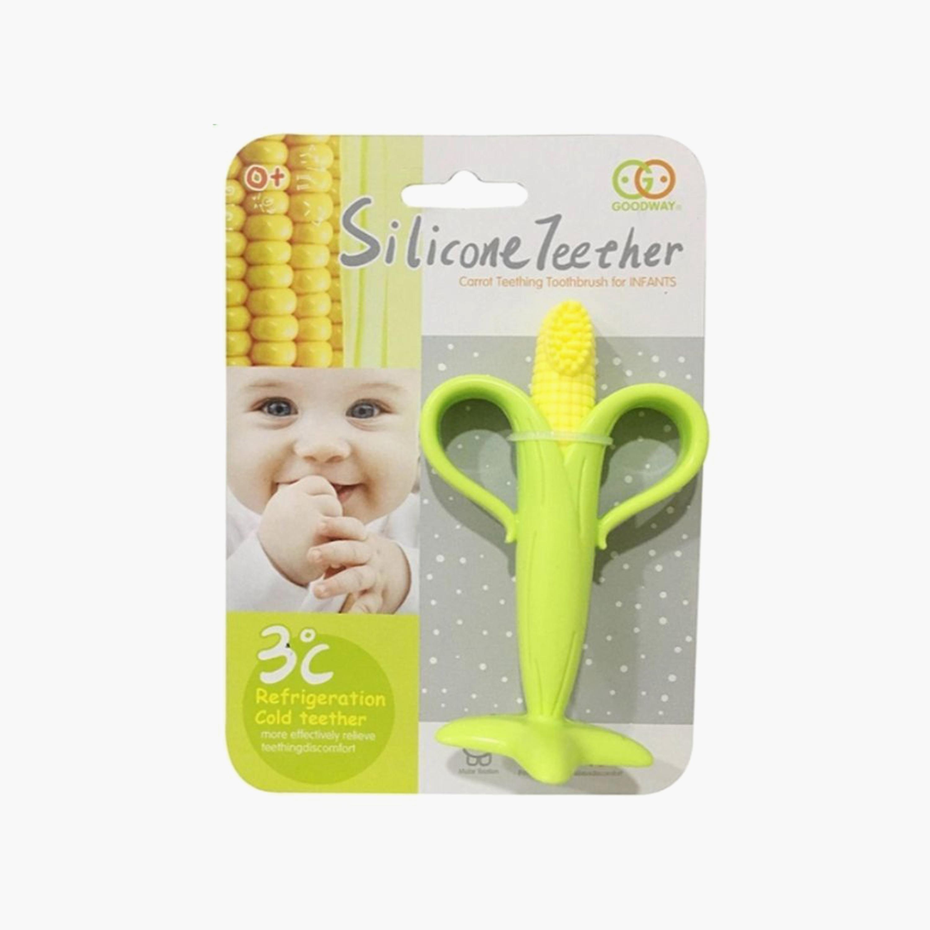 Goodway Baby Bendable Training Toothbrush, Corn-baby-bathandcare-oralcare-image-1